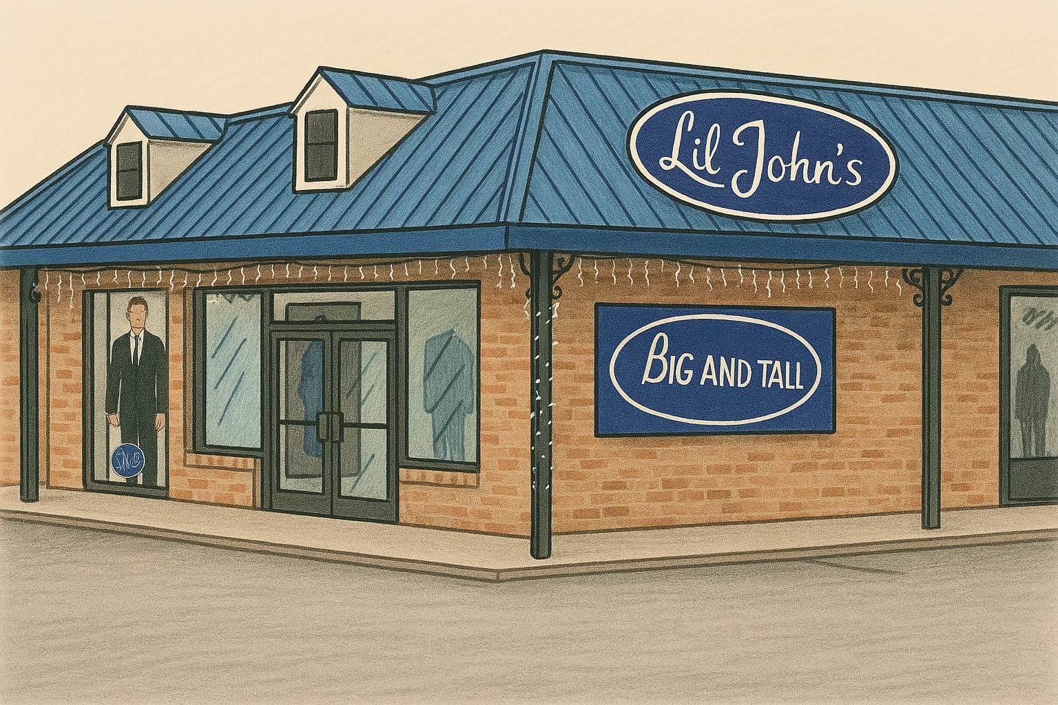Lil' John's Big & Tall Men's Fashion & Alteration Shop Facebook ad