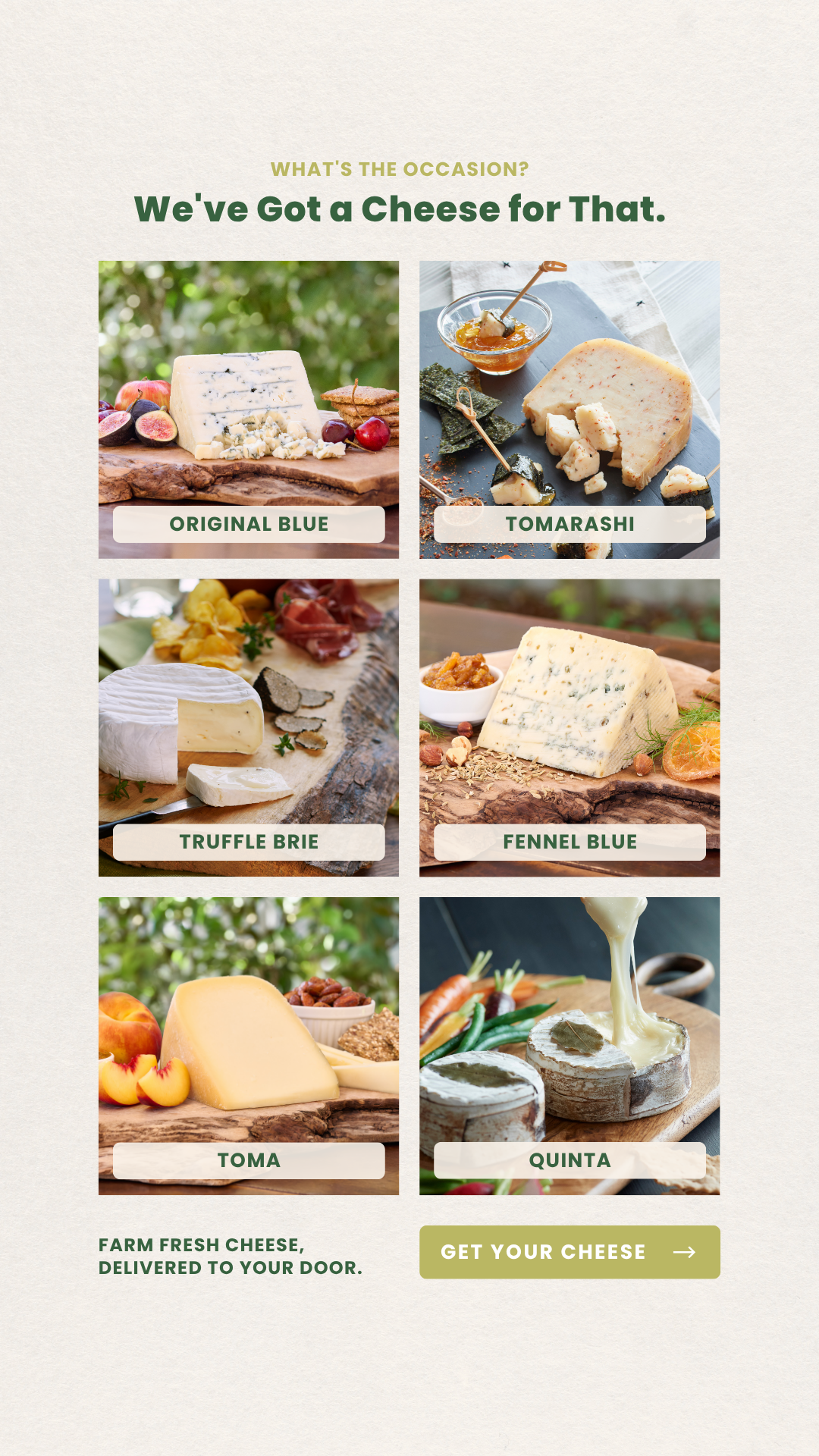 Point Reyes Farmstead Cheese Facebook ad