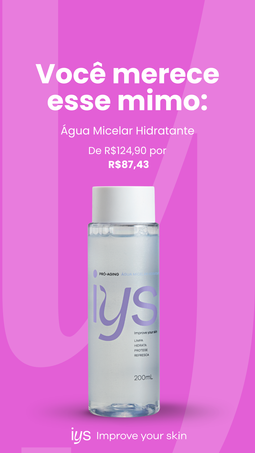 IYS Cosmetics Facebook ad