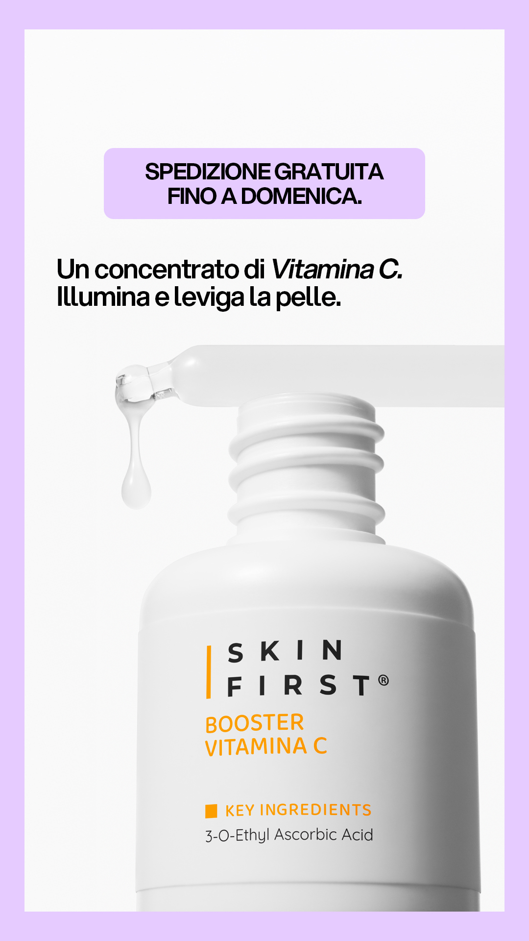 SKIN FIRST Facebook ad
