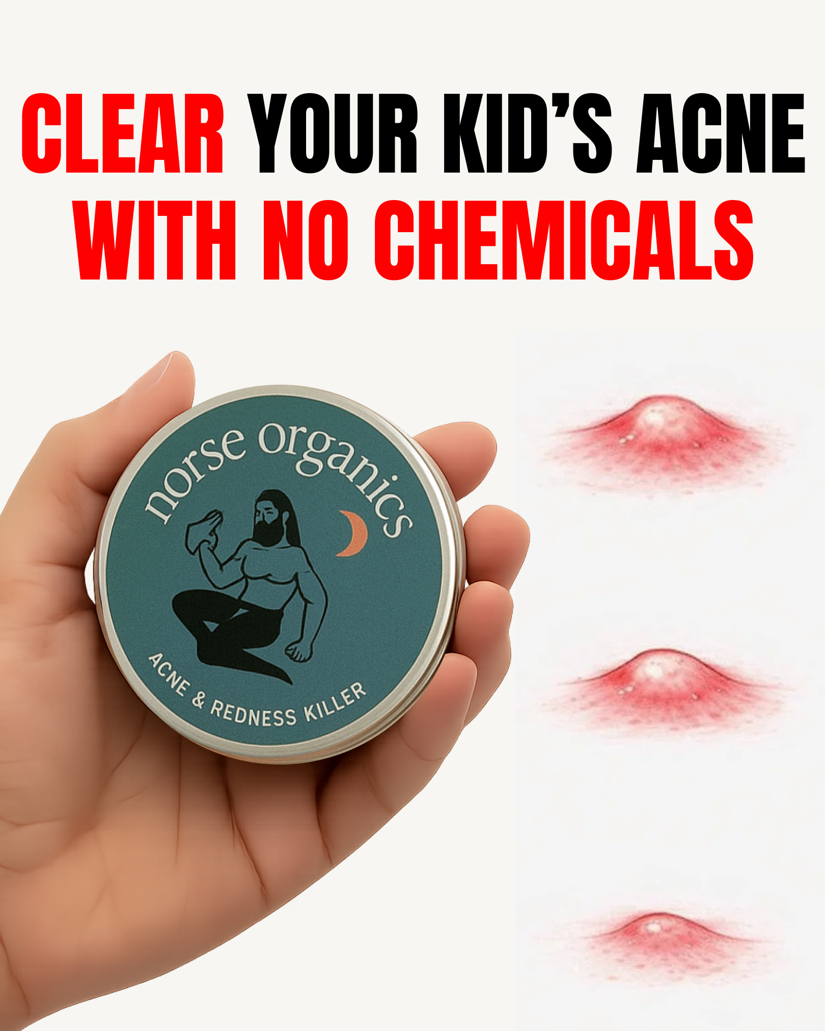 Norse Organics Facebook ad