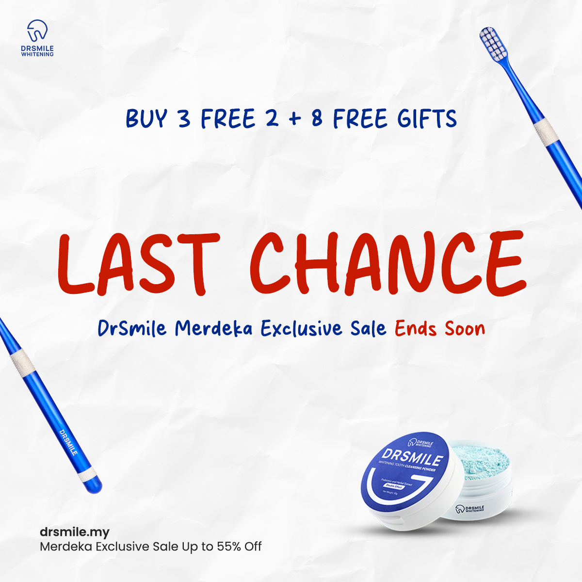 Dr Smile Whitening Solution Facebook ad