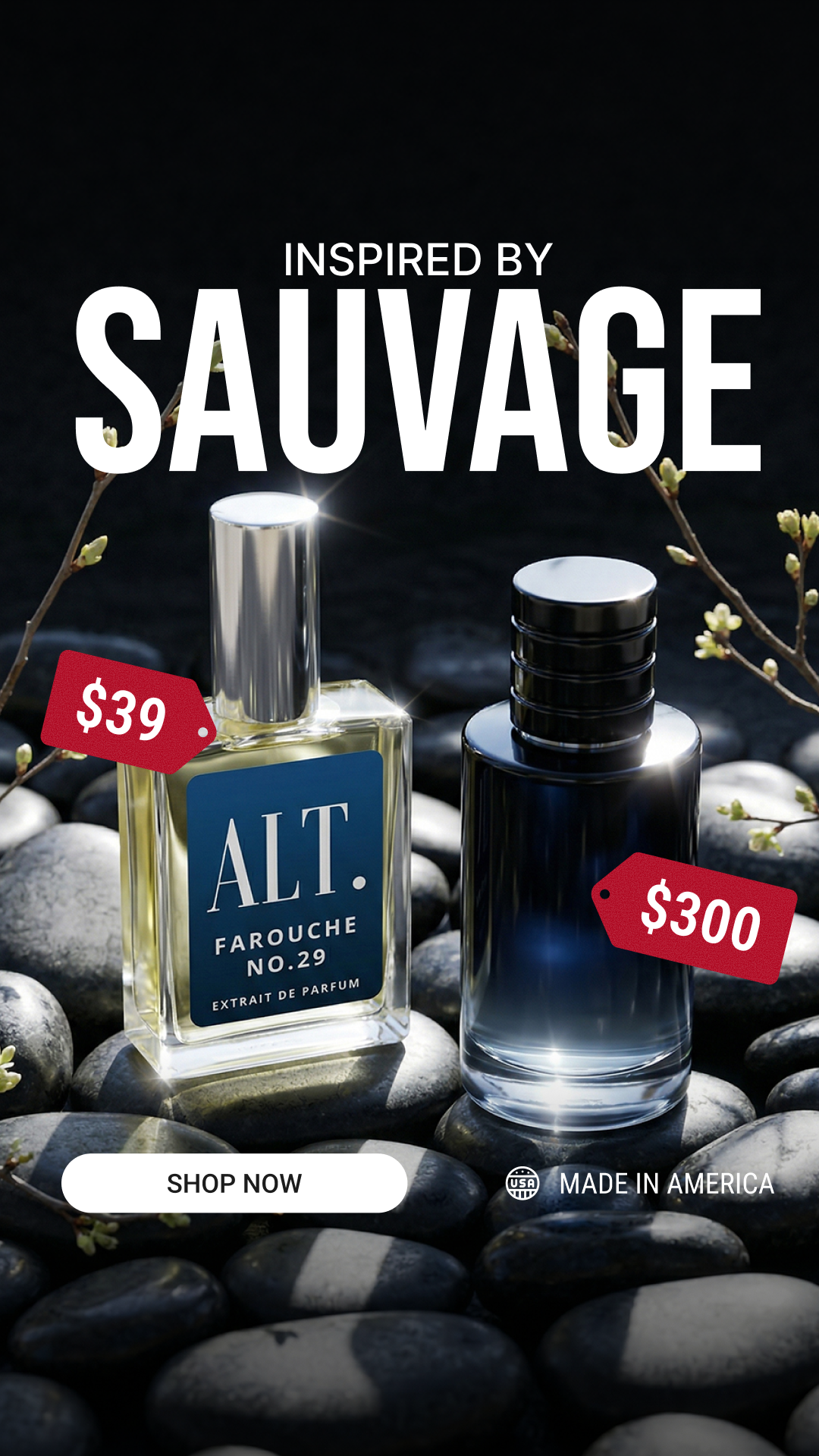 ALT. Fragrances Facebook ad