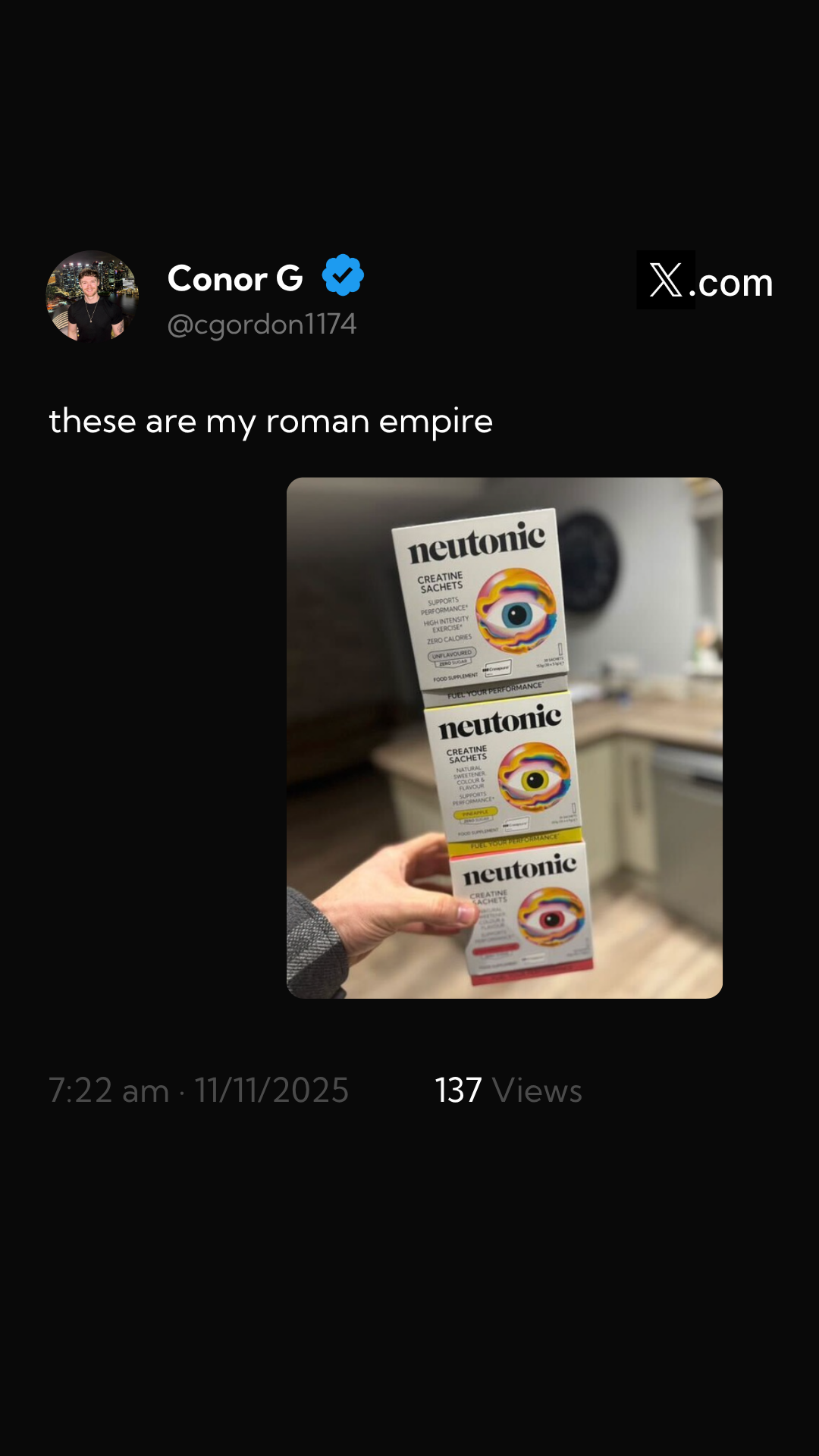 Neutonic Facebook ad