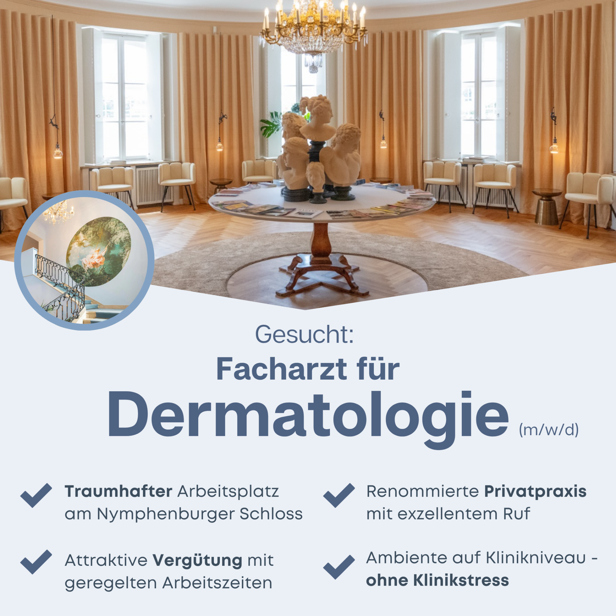 Dermatologie im Schloßpalais Facebook ad