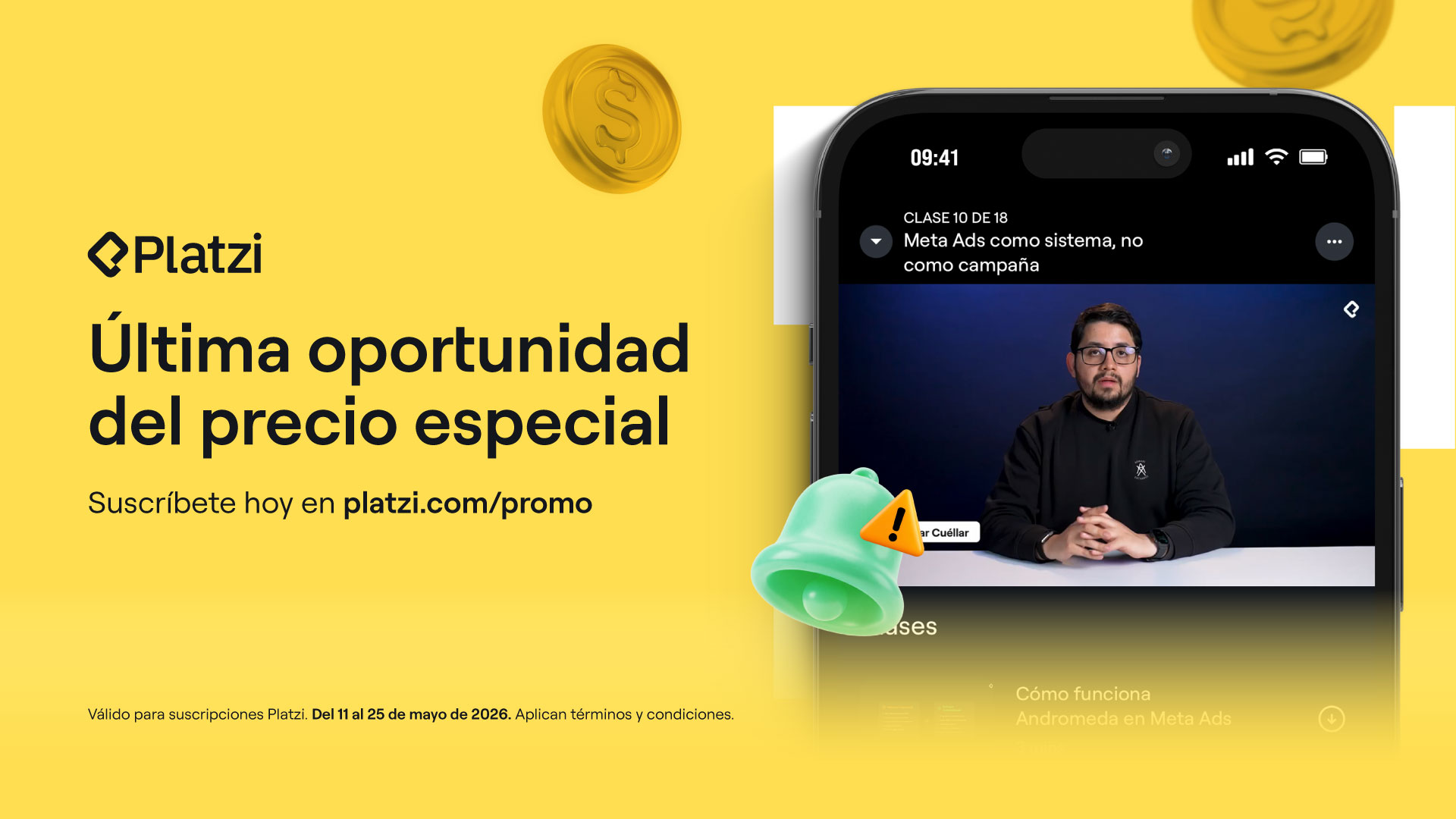 Platzi Facebook ad