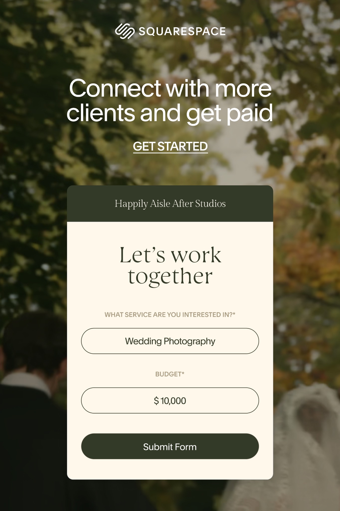 Squarespace Facebook ad