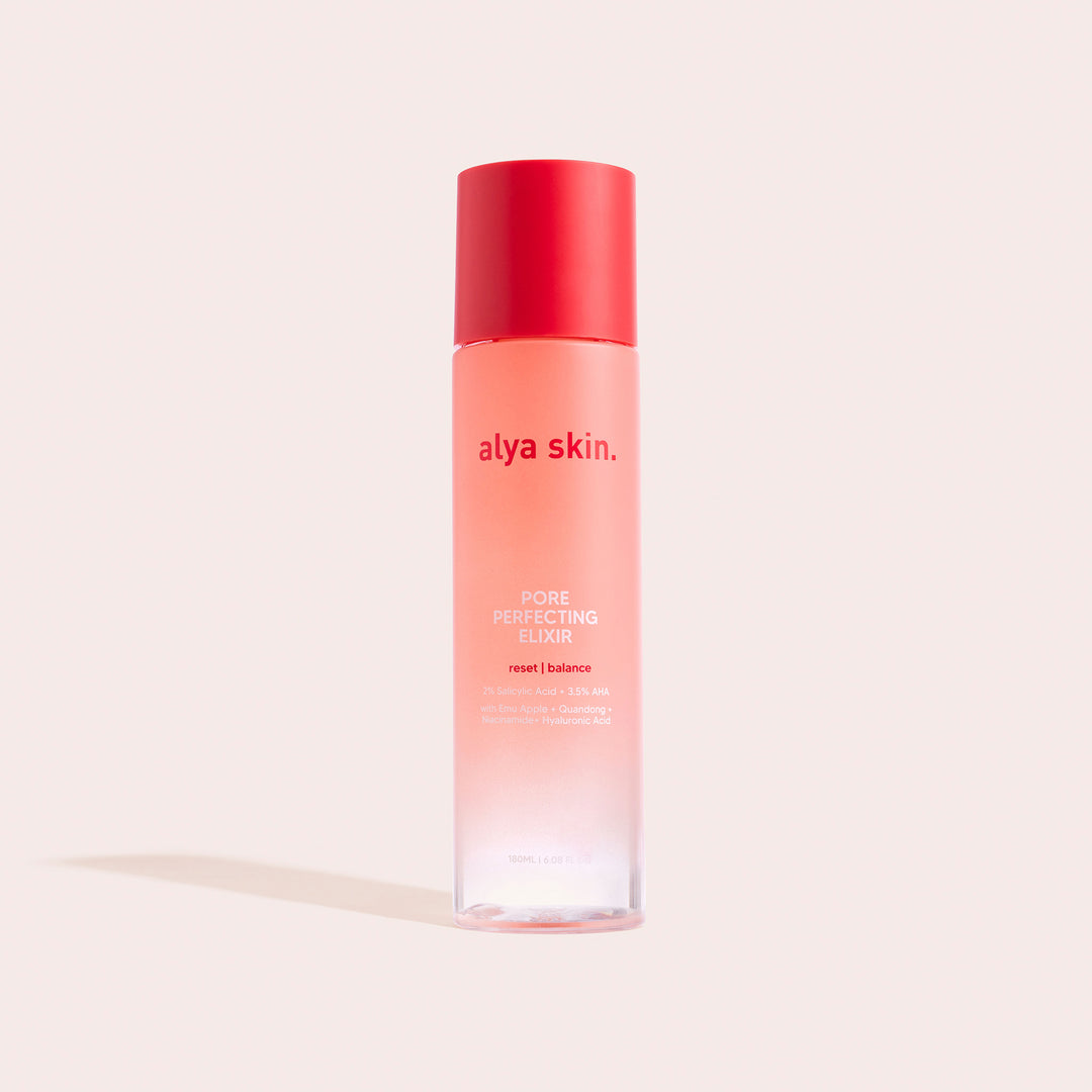 Alya Skin Australia Facebook ad: Brighten, smooth, and glow with our most-loved essentials.
