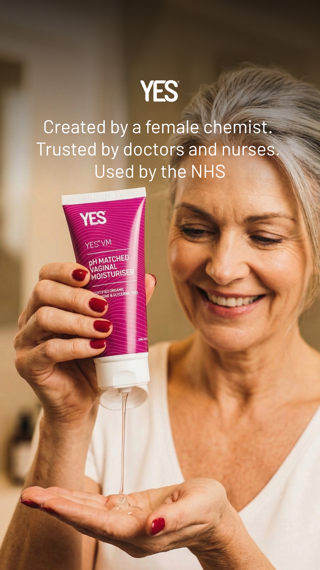 YES - The Organic Intimacy Company Facebook ad