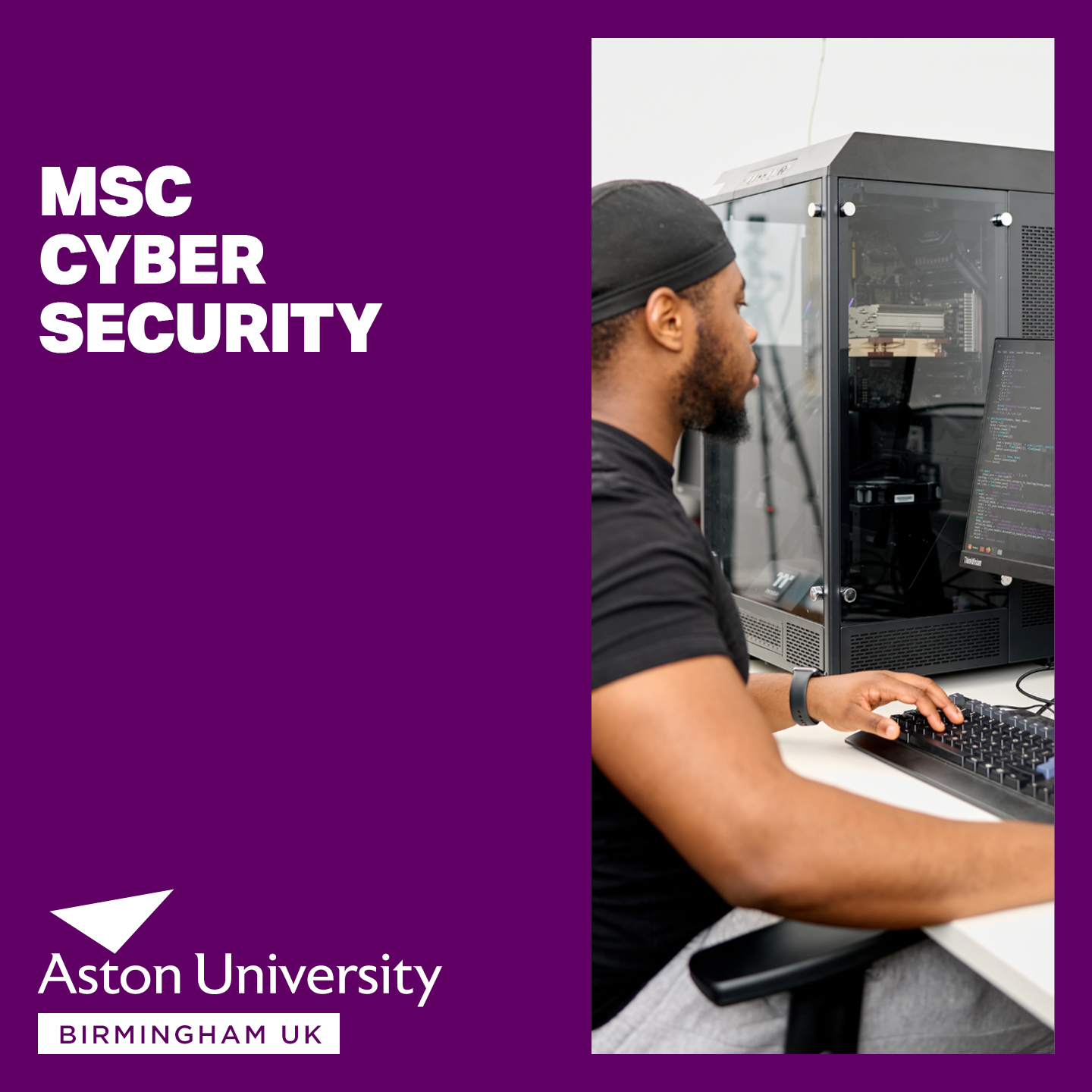Aston University Facebook ad
