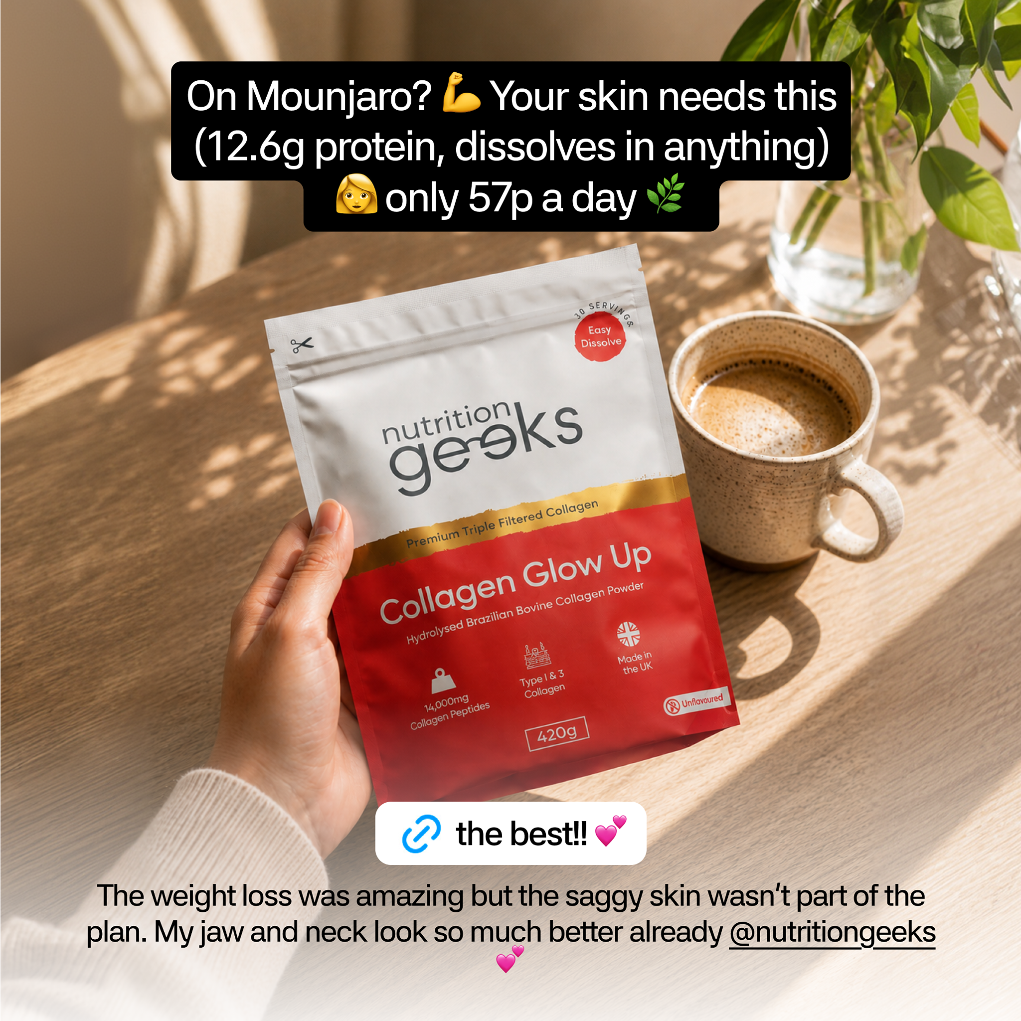 My GLP-1 Journey Facebook ad: Get 30% Off Your First Order + Free Delivery