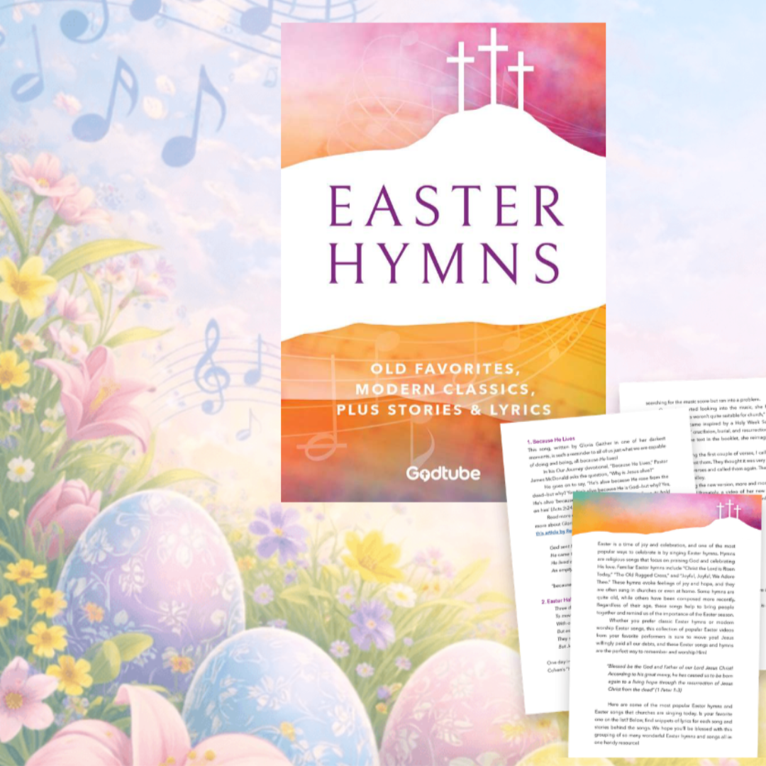 GodTube! Facebook ad: Beloved Easter Hymns Guide