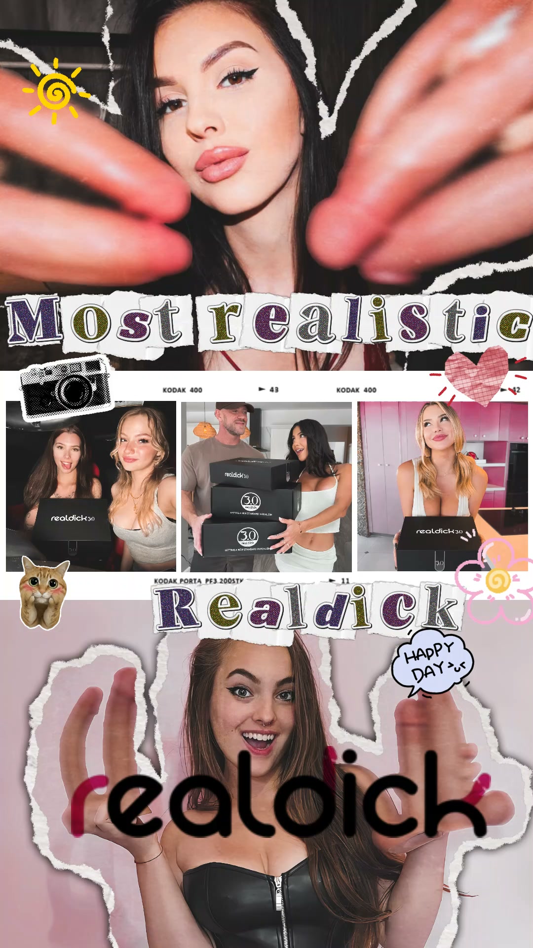 Realdick Facebook ad: Private Moments, Made Better
