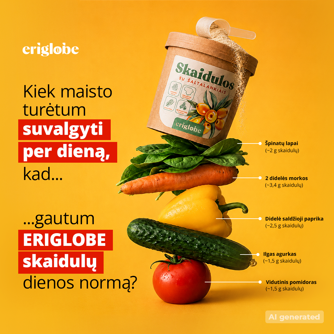eriglobe.lt Facebook ad: Žarnyno veiklos balansui