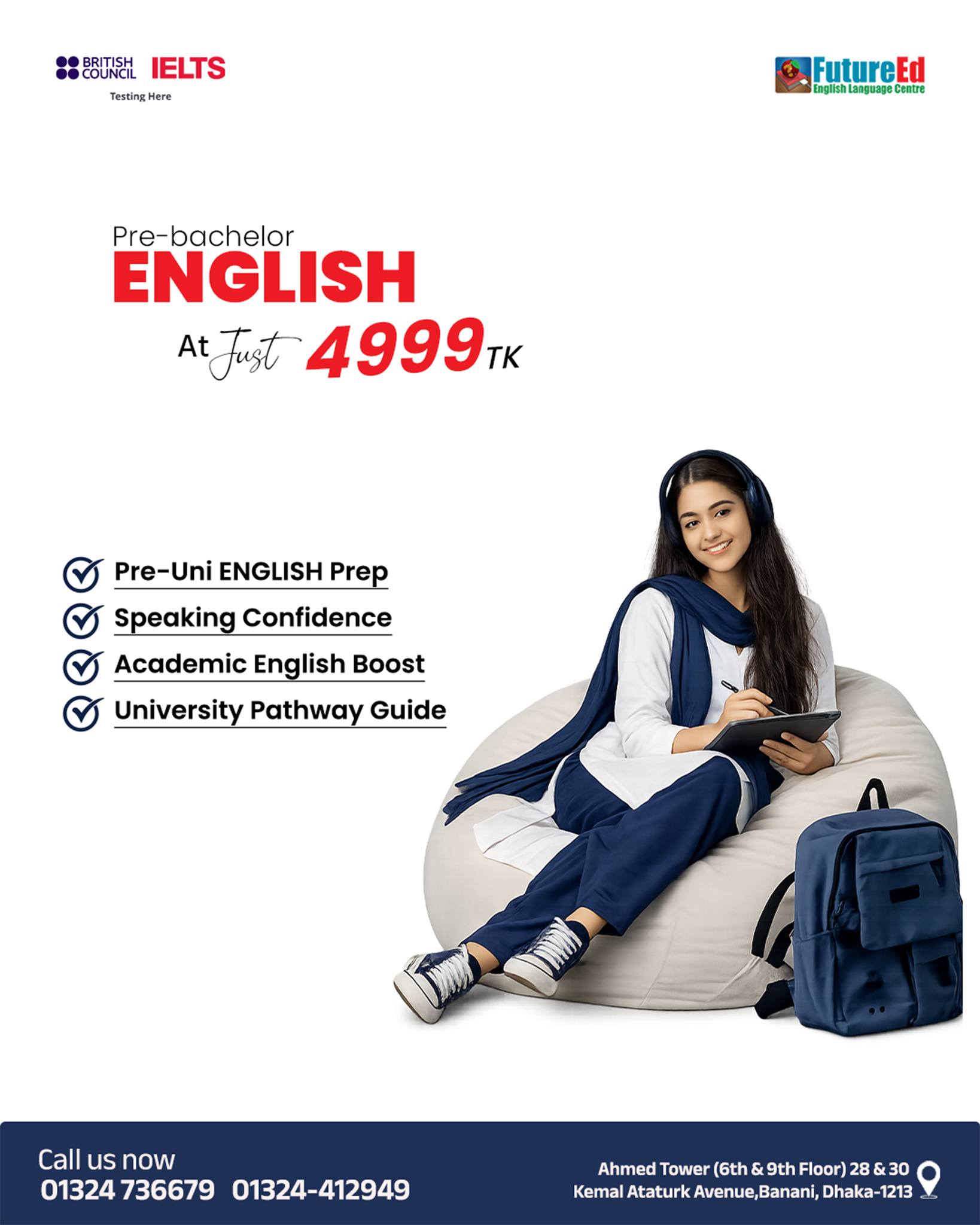 FutureEd English Language Institute Facebook ad