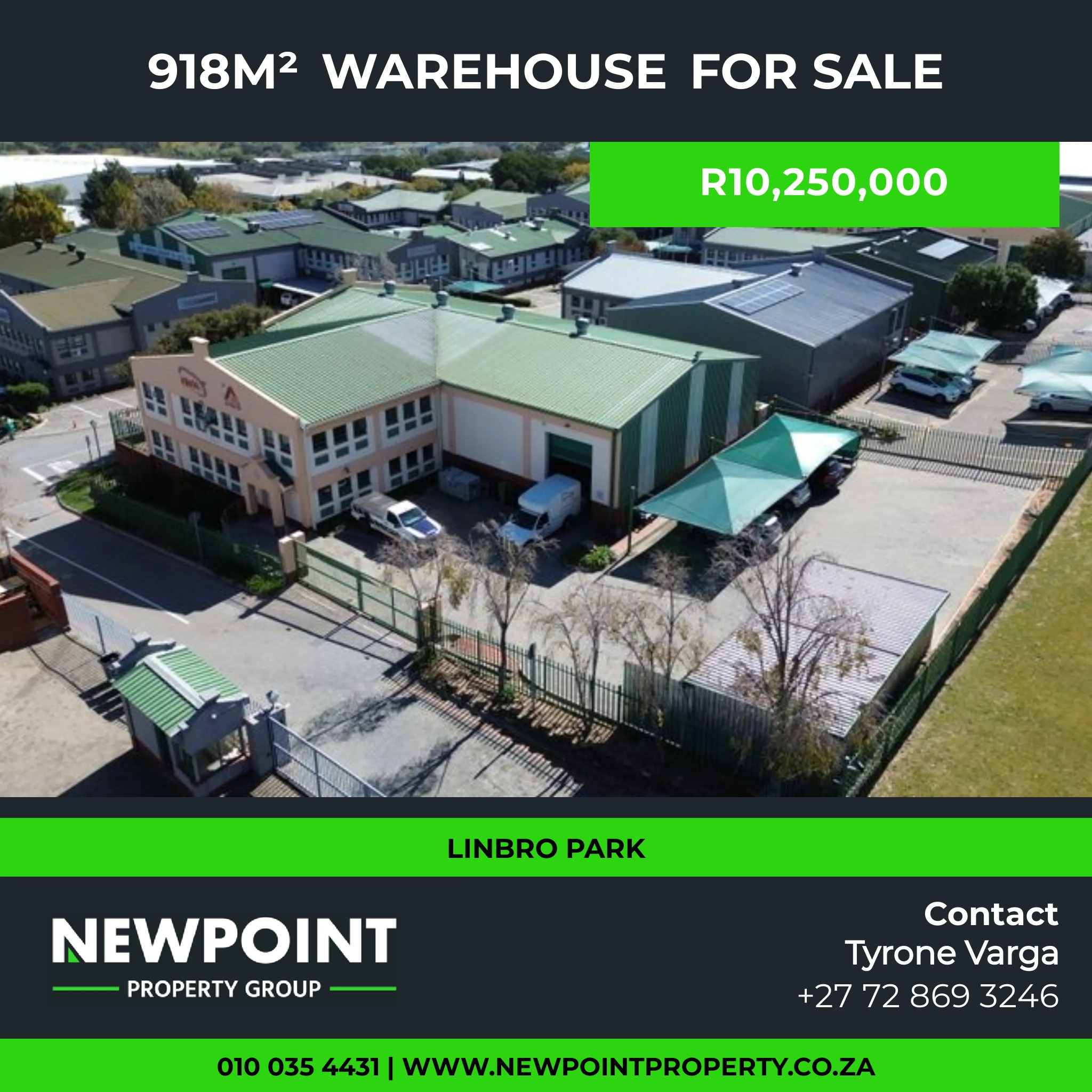 Newpoint Property Group Facebook ad: Prime Industrial Property for Sale