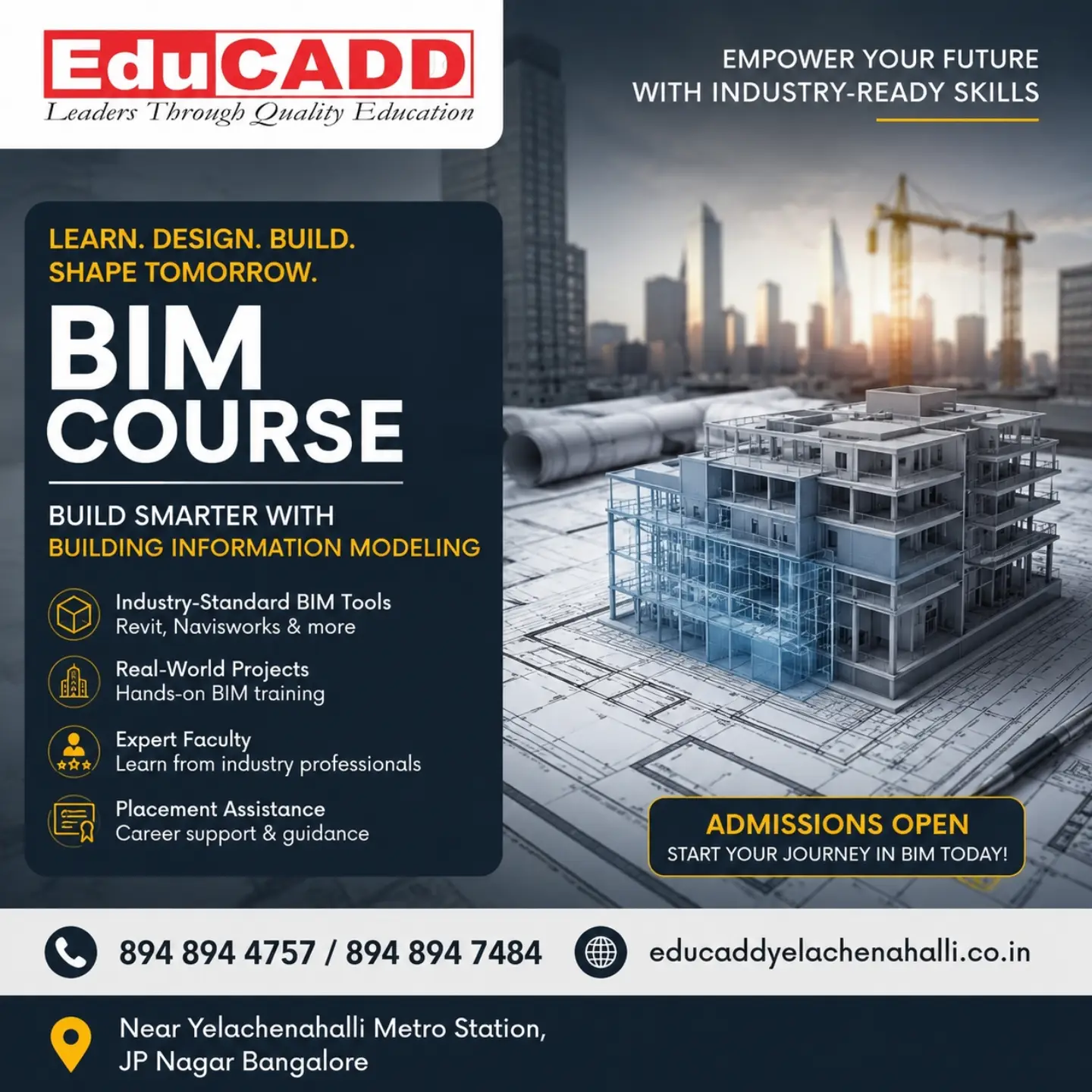 Educadd yelachenahalli Facebook ad: Become a BIM Professional