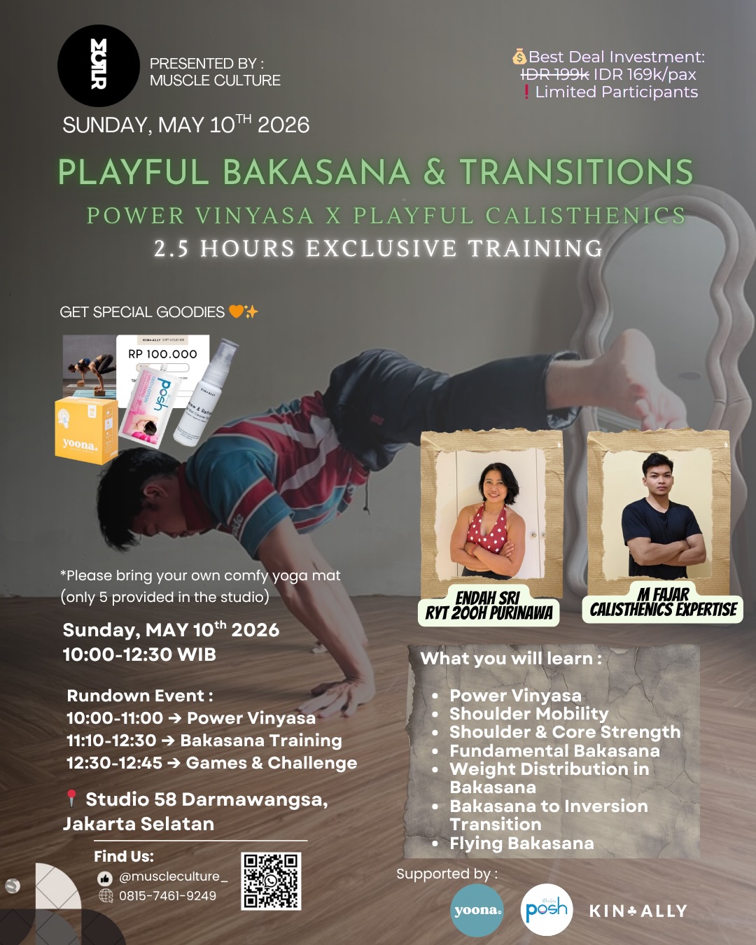 muscleculture_ Facebook ad: UPCOMING SPECIAL TRAINING