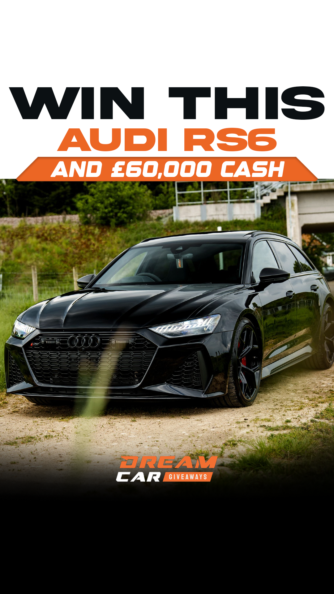 Dream Car Giveaways Facebook ad