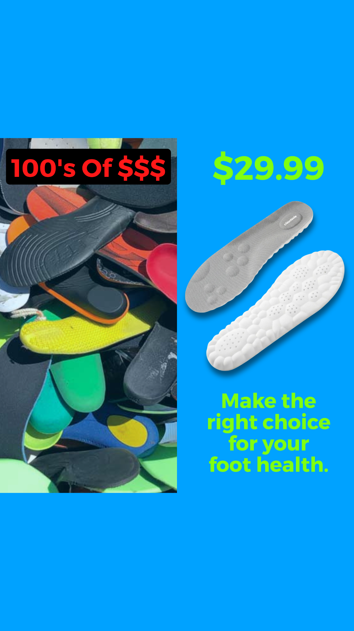 CloudSole Facebook ad