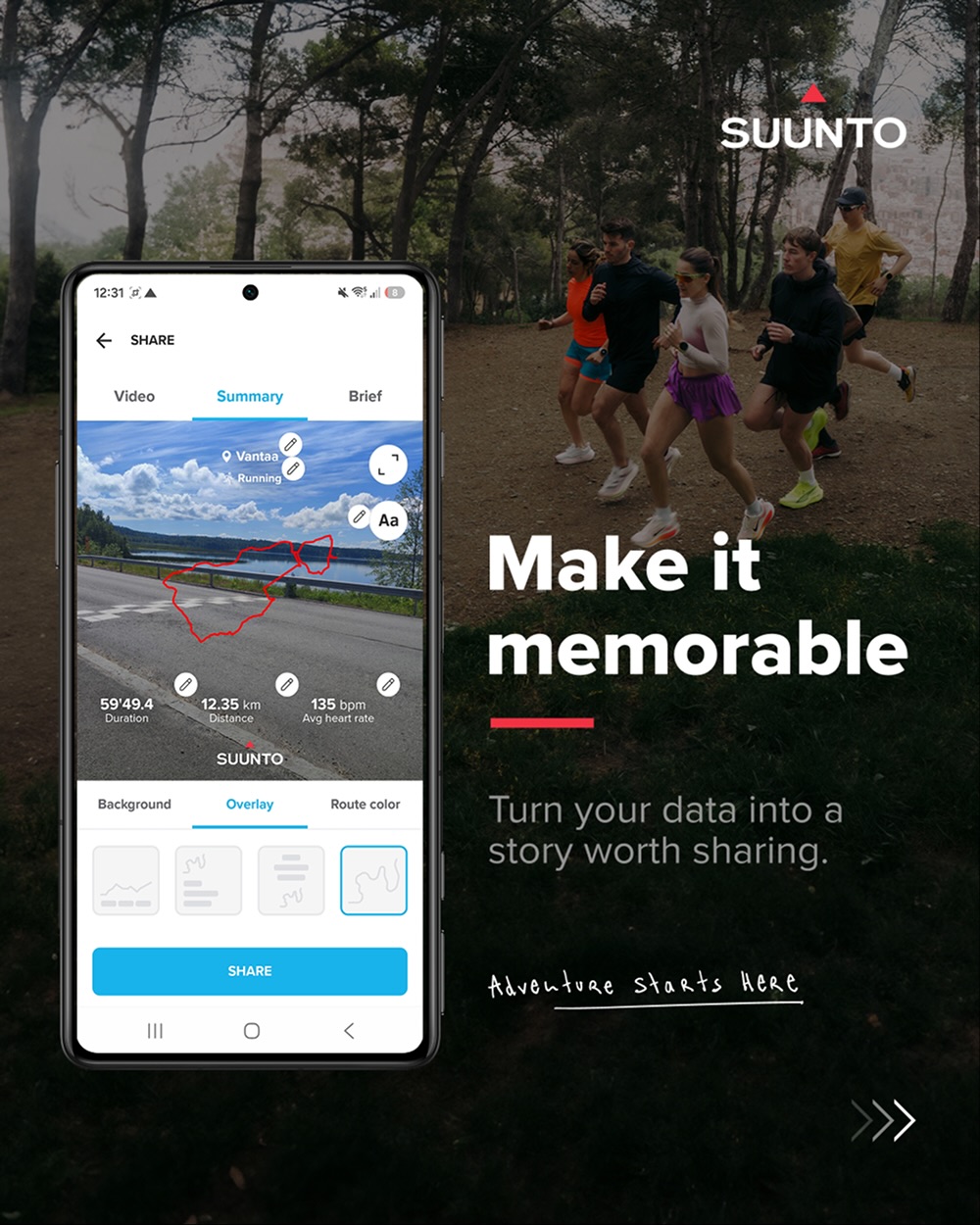 Suunto Facebook ad