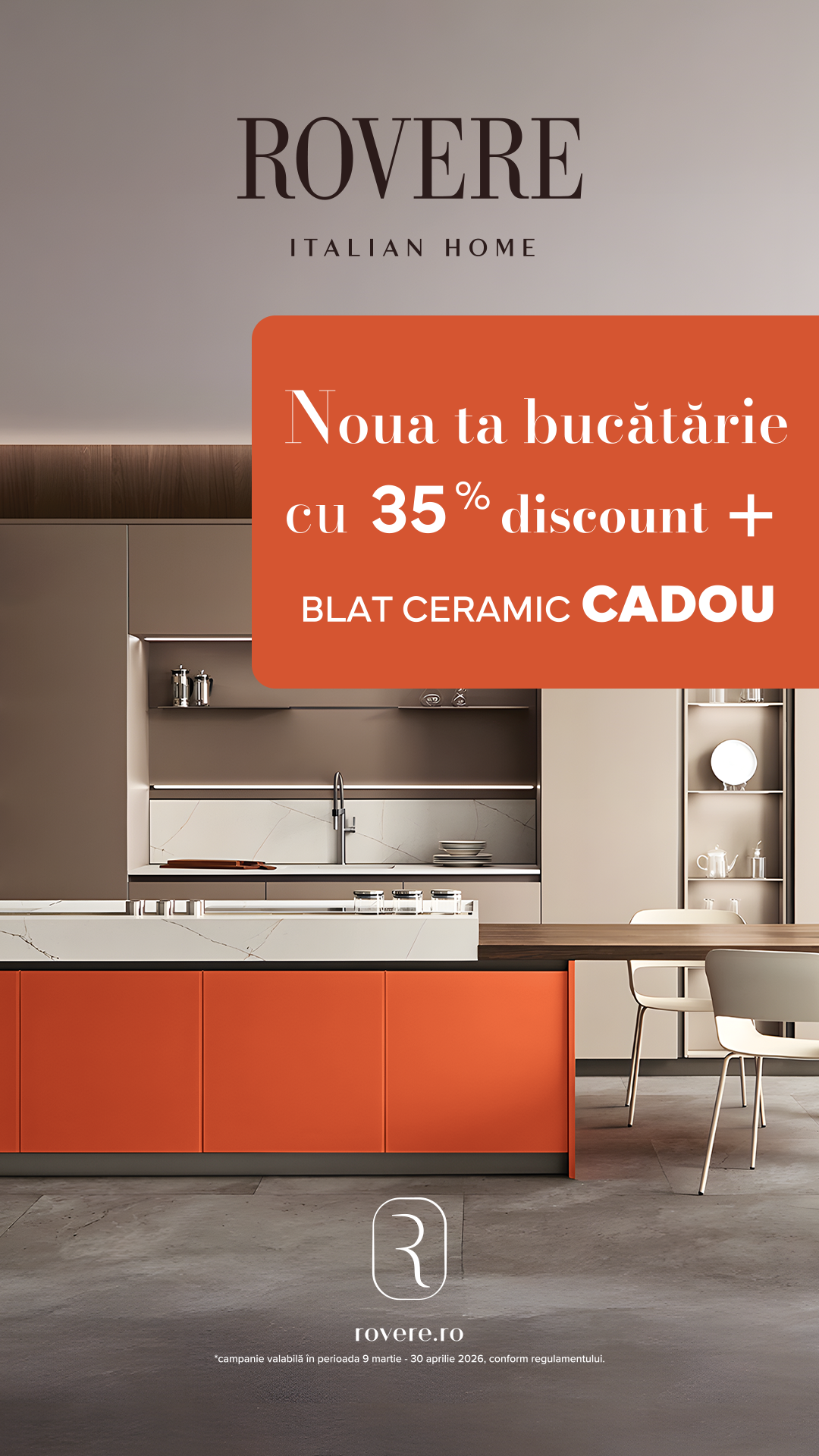 Rovere Mobili Facebook ad from Mar 17, 2026