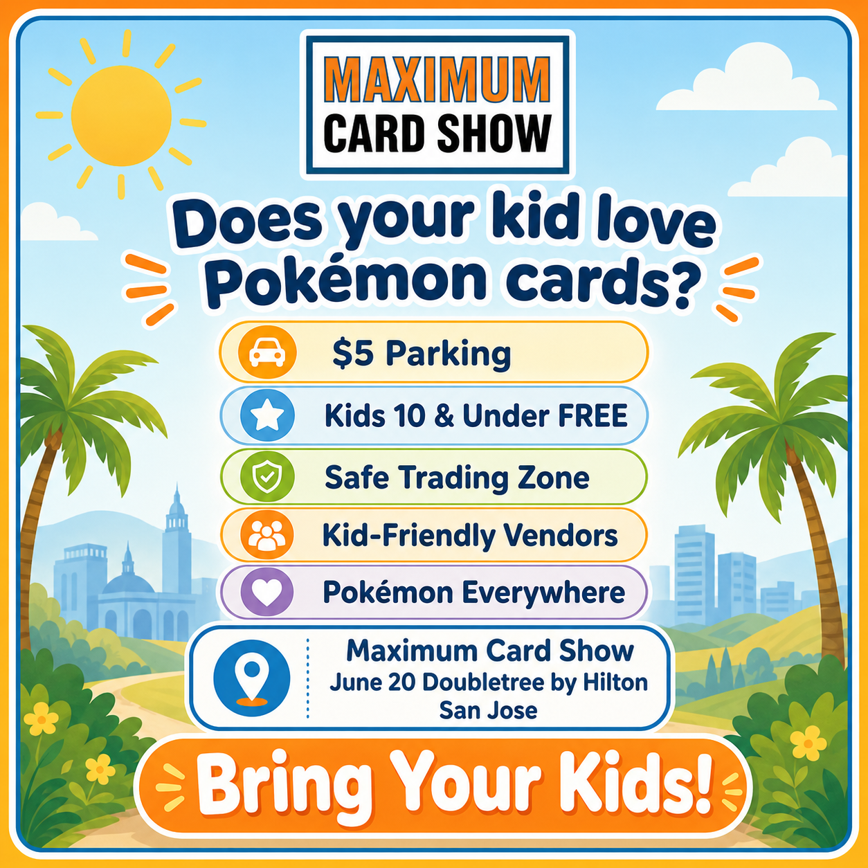 Maximum Card Show Facebook ad