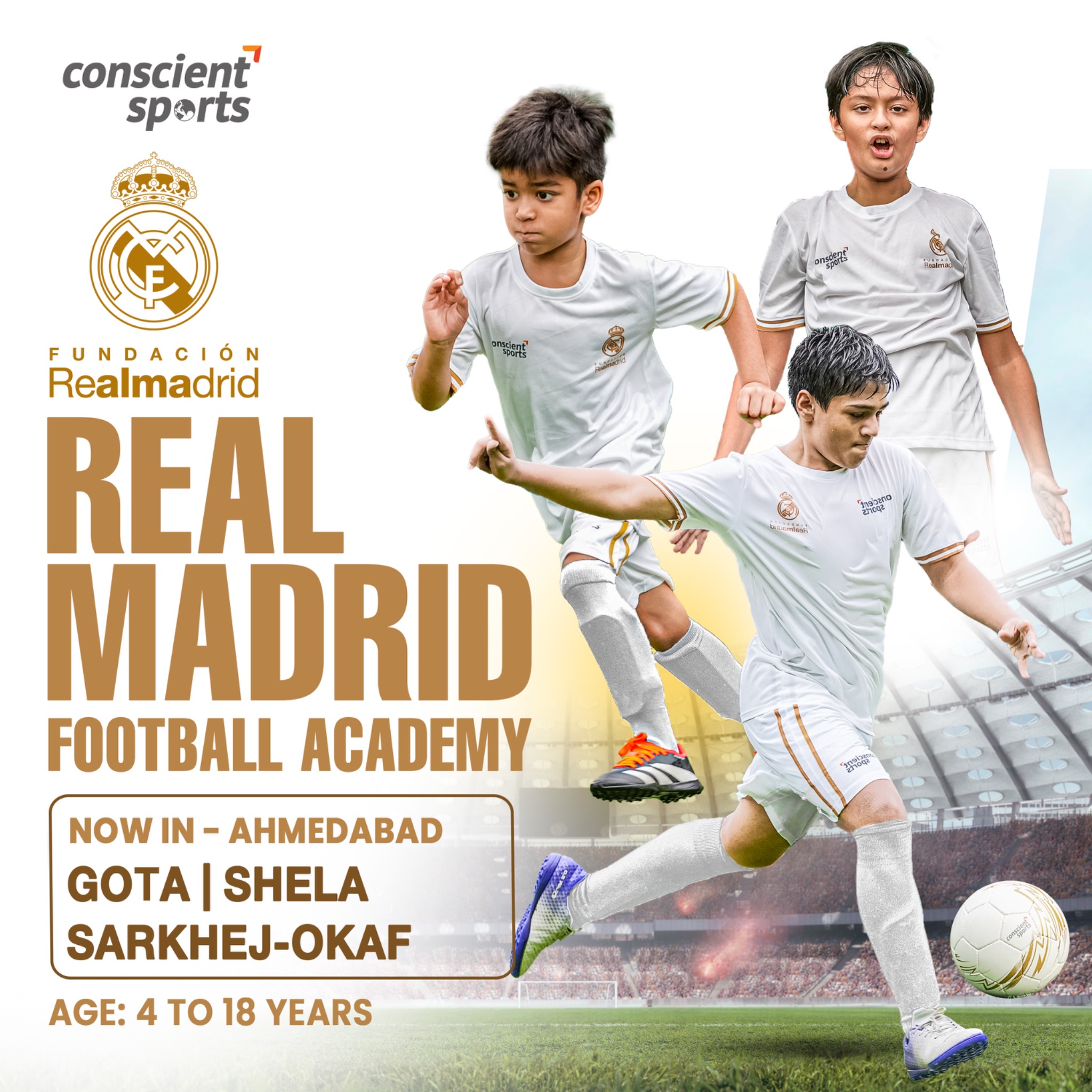 RMF India - Partner Conscient Sports Facebook ad
