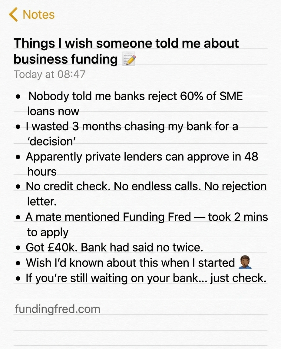 Funding Fred Facebook ad
