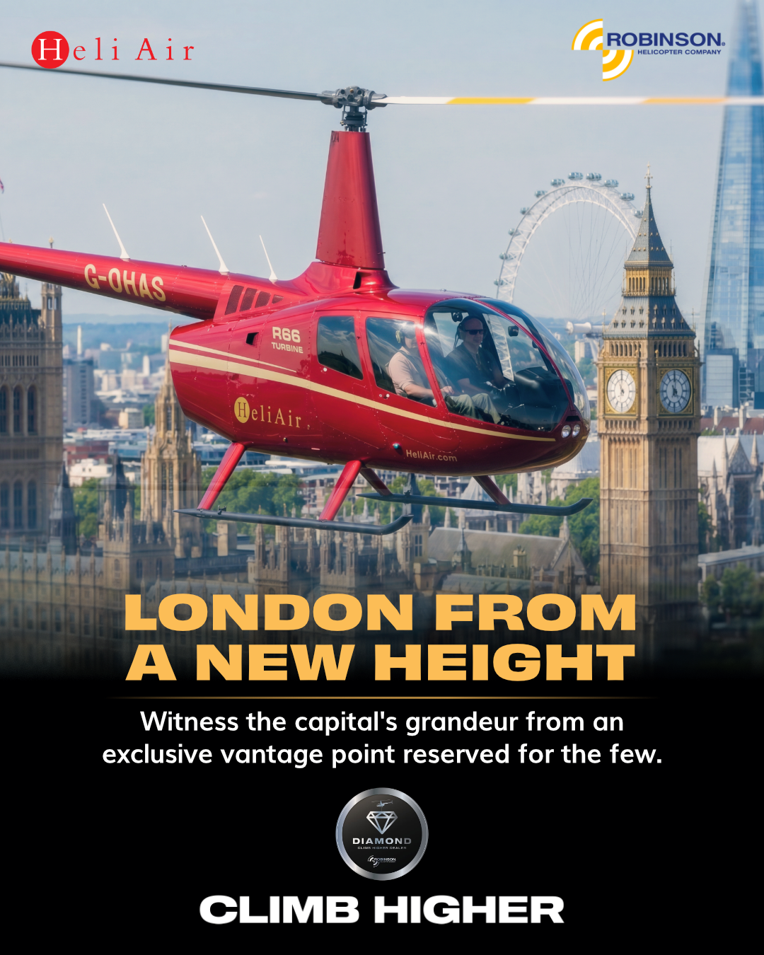 Heli Air Facebook ad: Book Your Flight Today