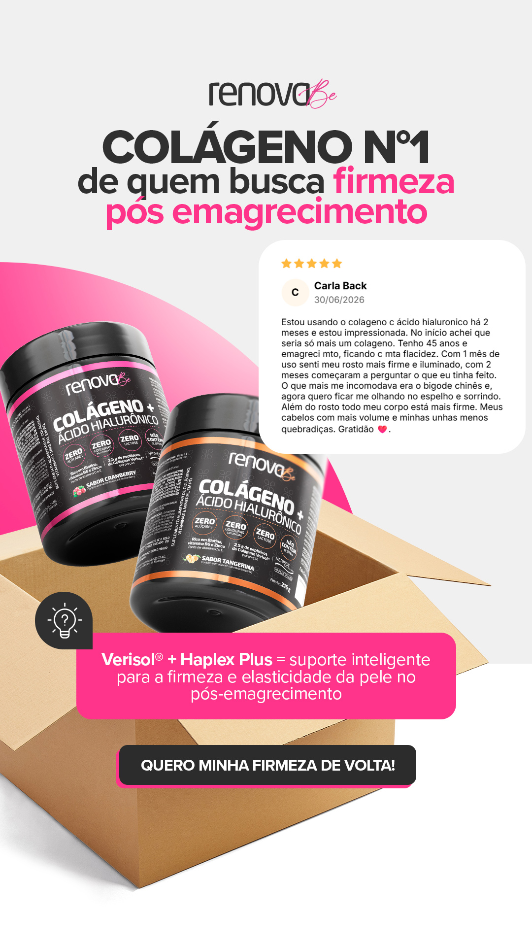 Renova Be Facebook ad from Jul 10, 2026
