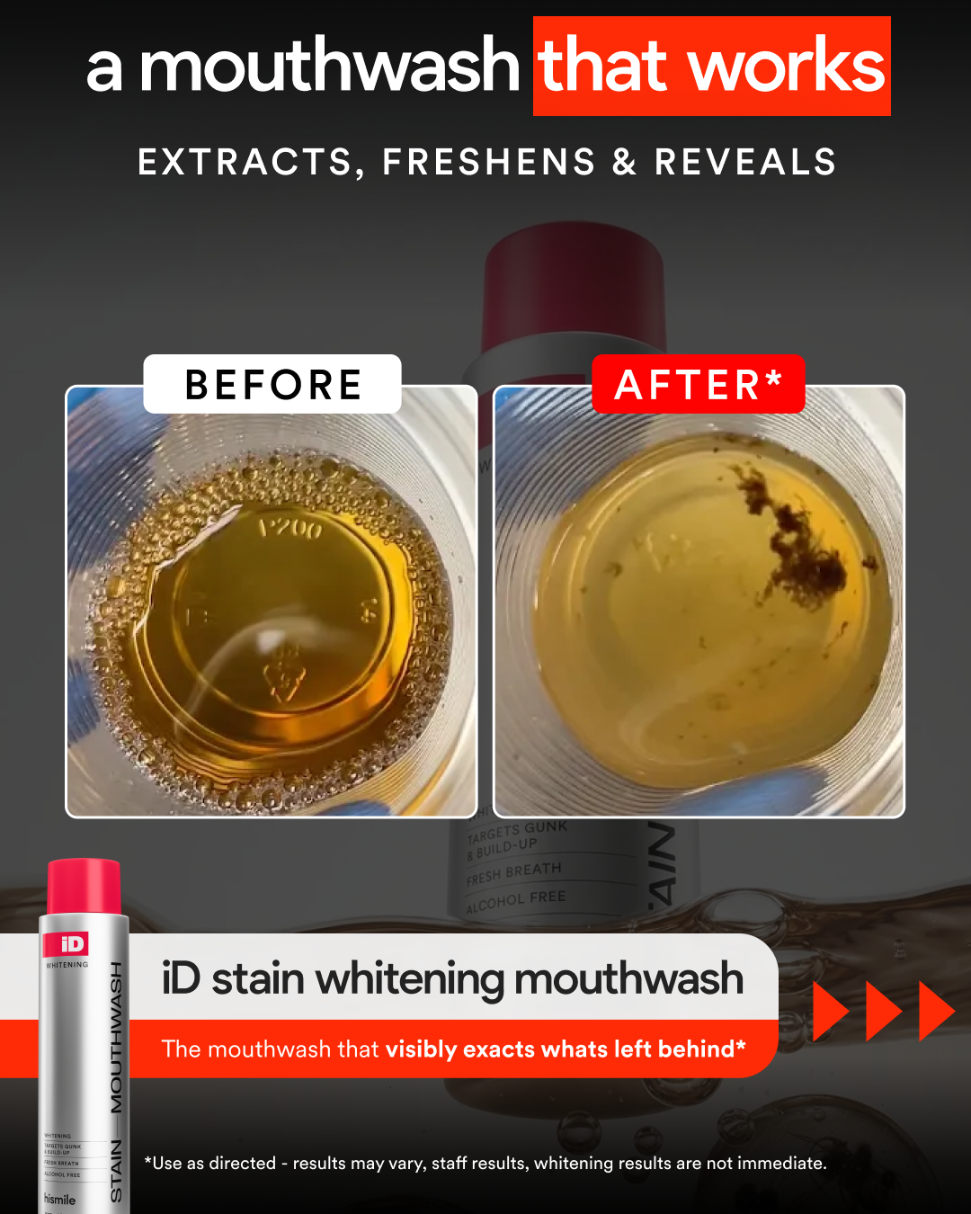 Hismile Facebook ad