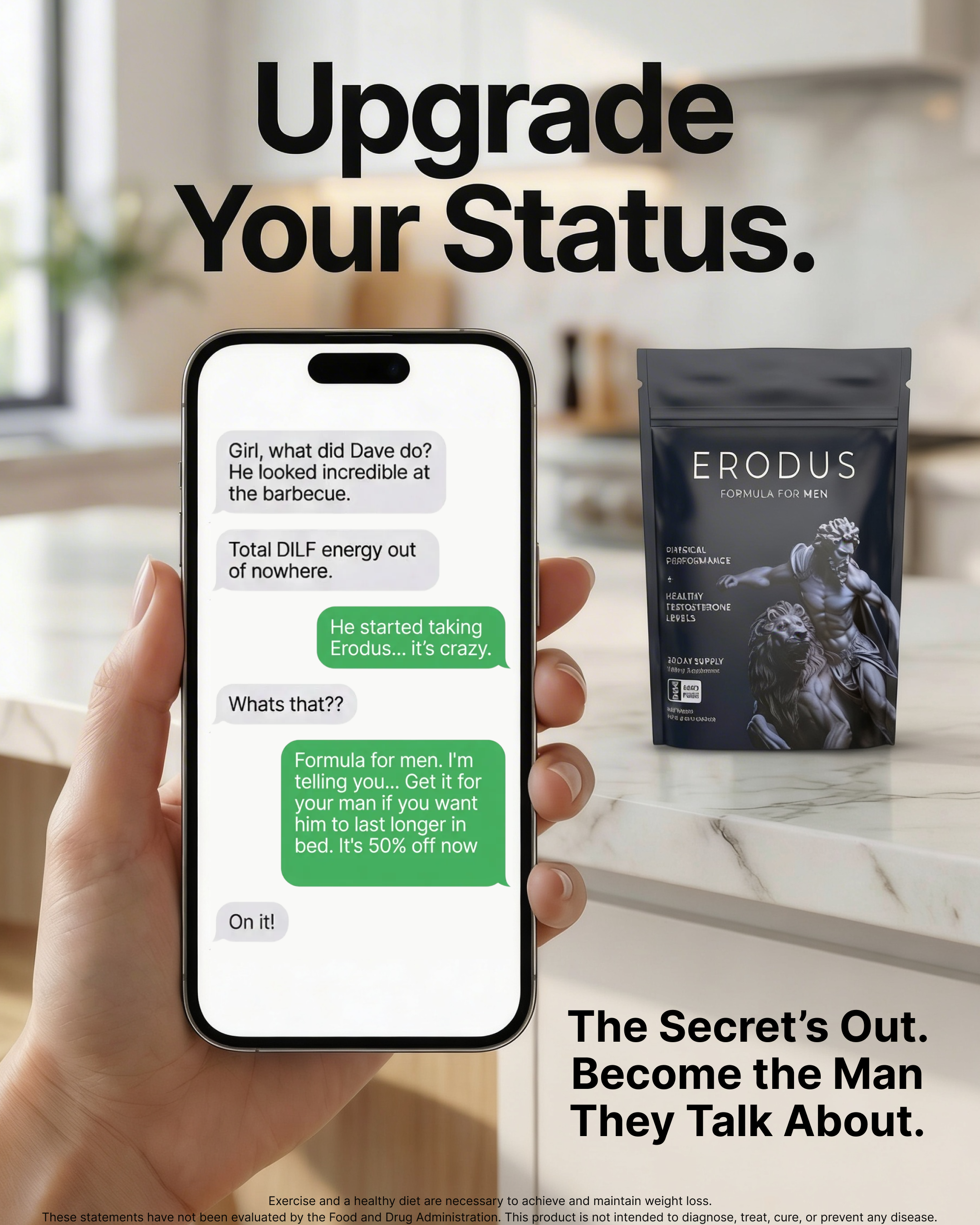 Erodus Formula For Men Facebook ad