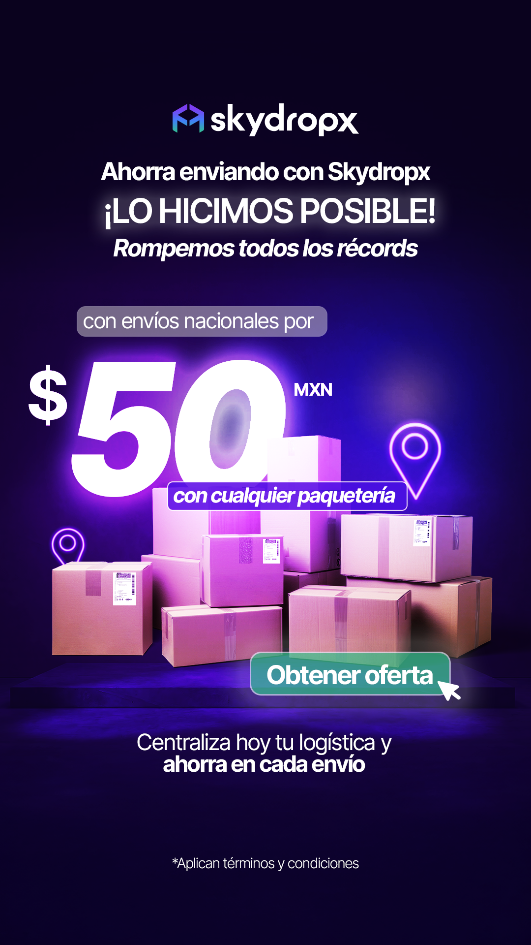 Skydropx Facebook ad