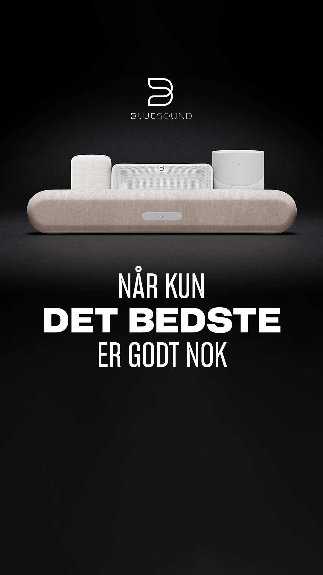Bluesound Facebook ad