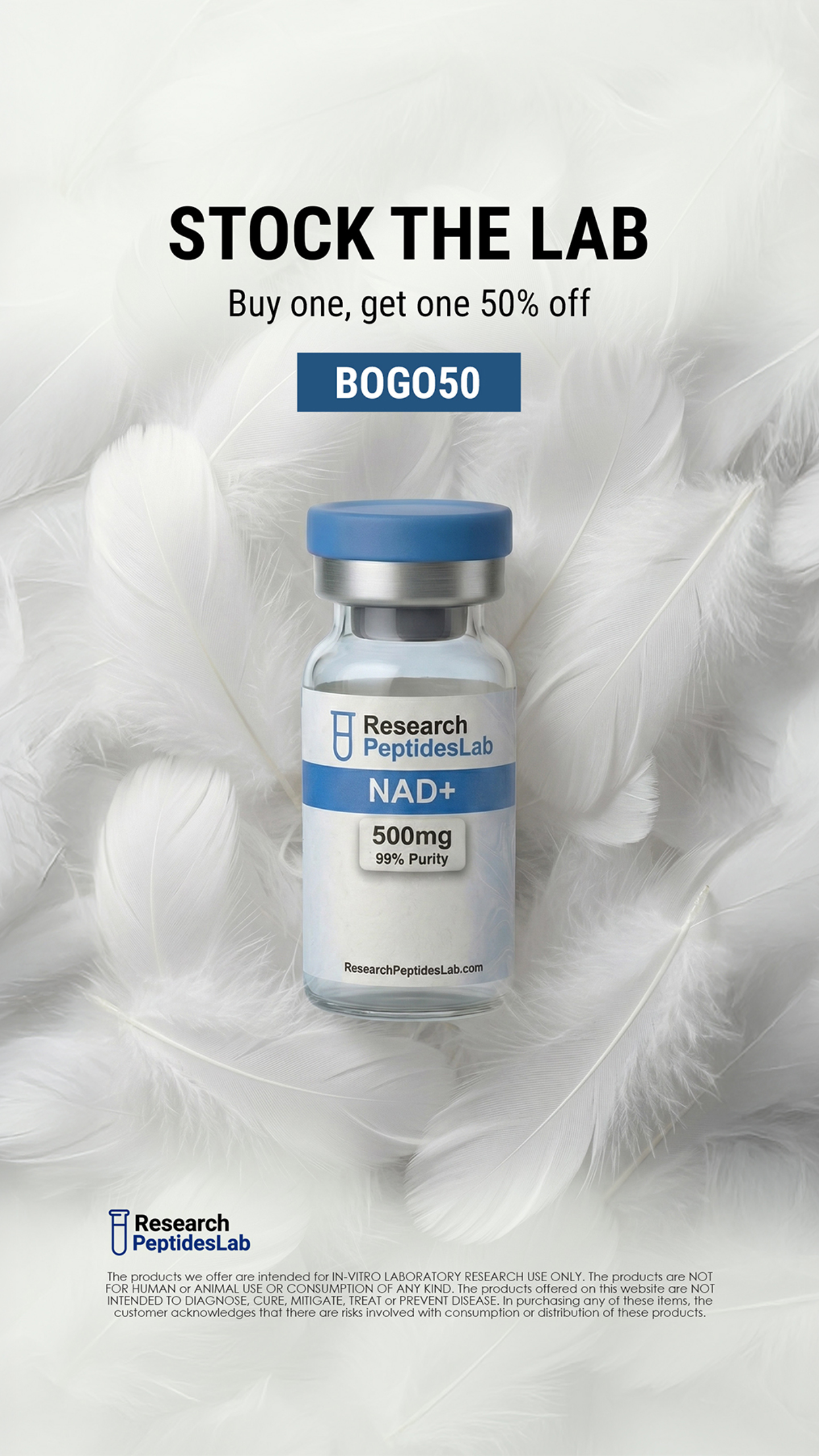 Research Peptides Lab Facebook ad