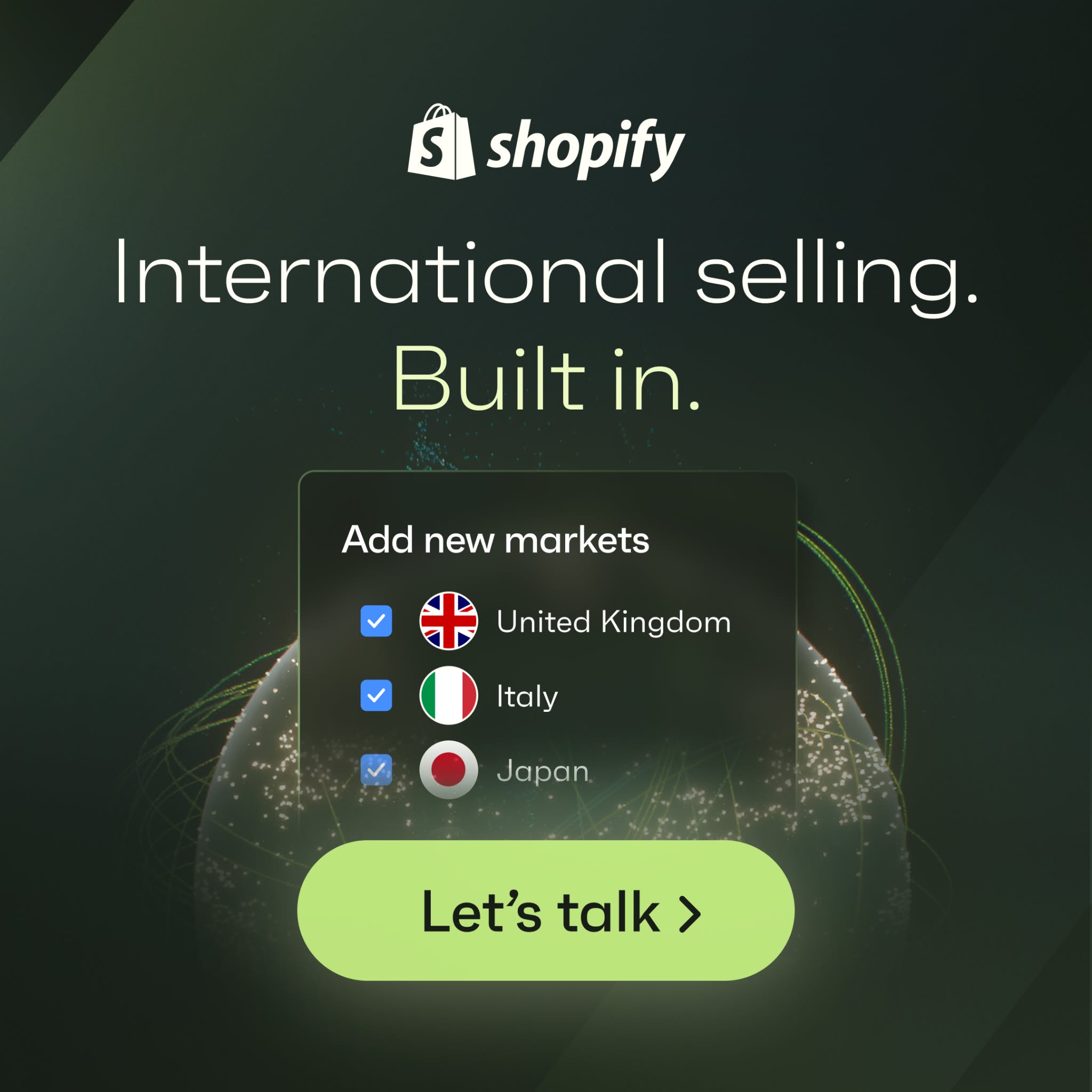 Shopify Facebook ad