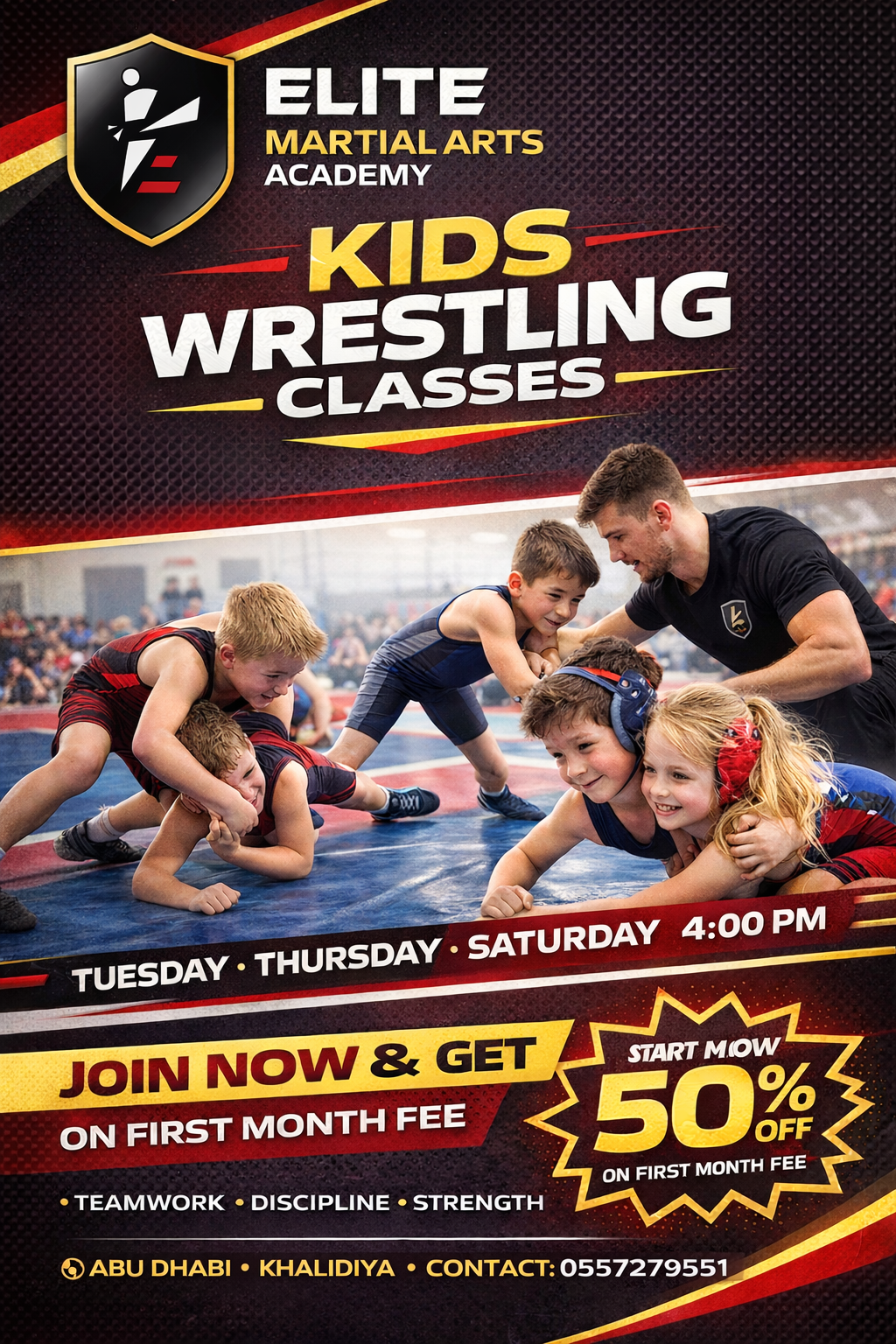 Elite Martial Arts Facebook ad