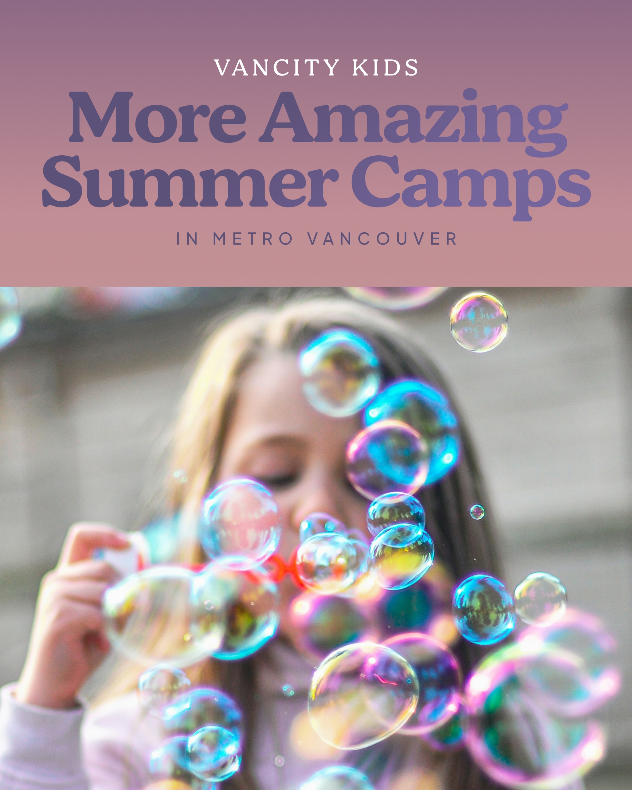 Vancity Kids Facebook ad: More Summer Camps in Metro Vancouver
