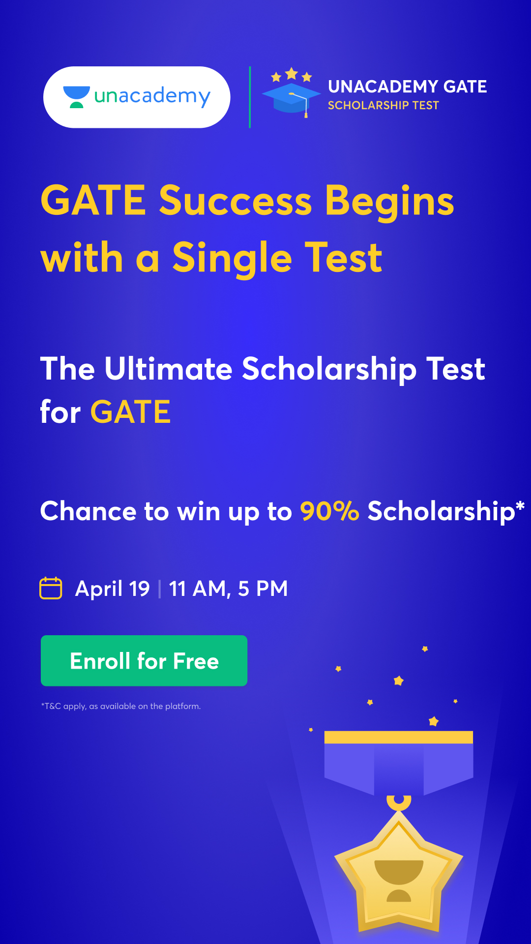 Unacademy Facebook ad