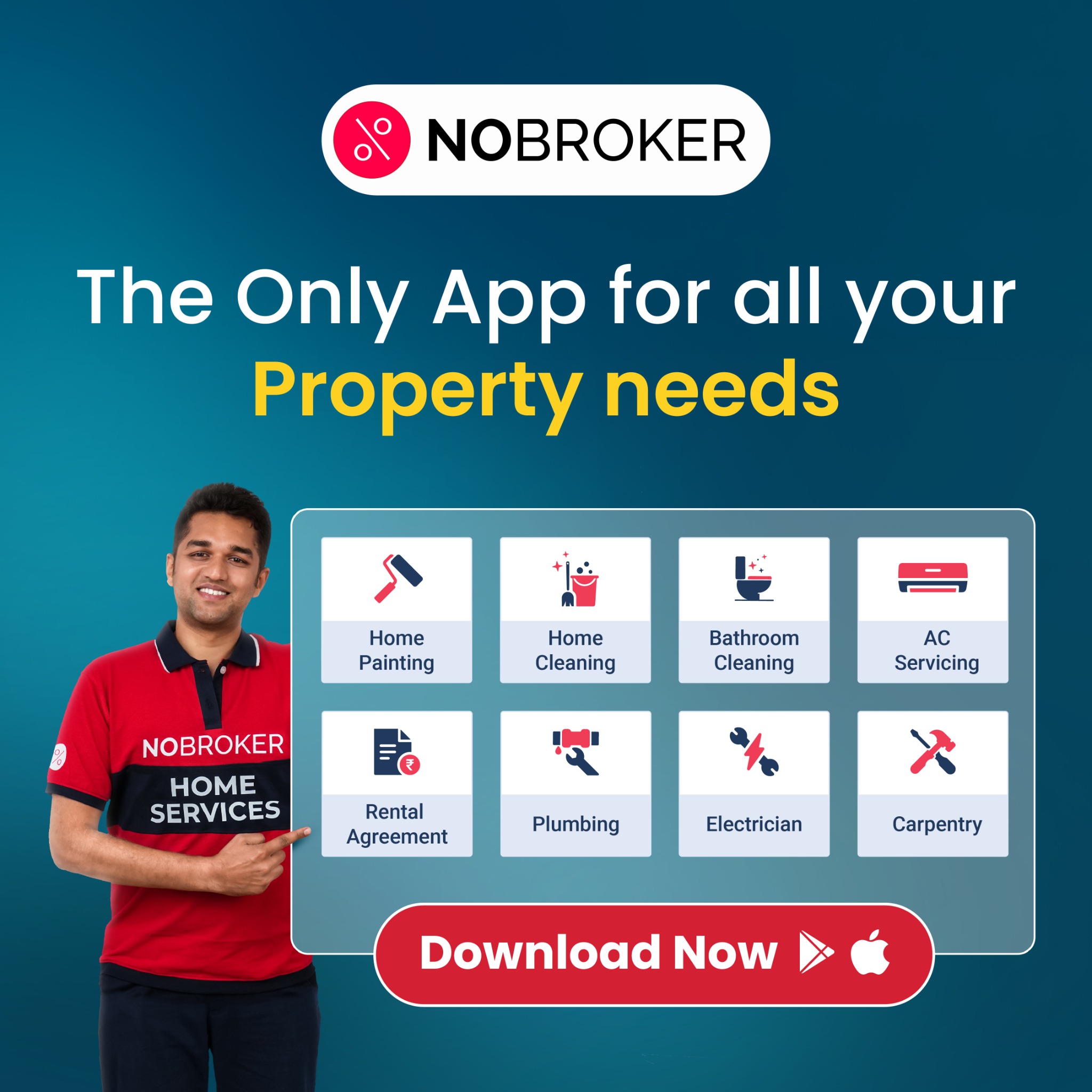 NoBroker.com Facebook ad