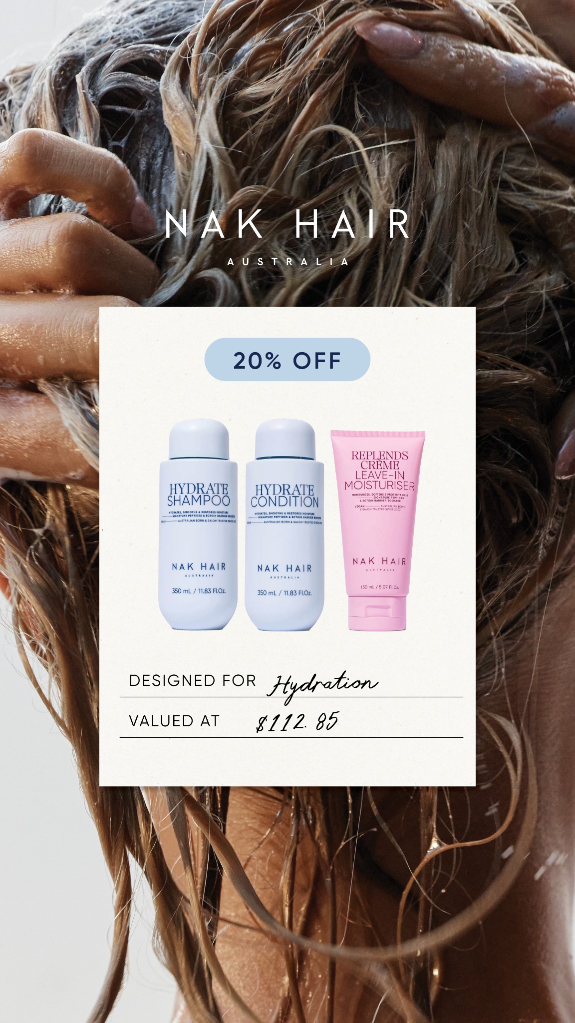 NAK Hair Facebook ad