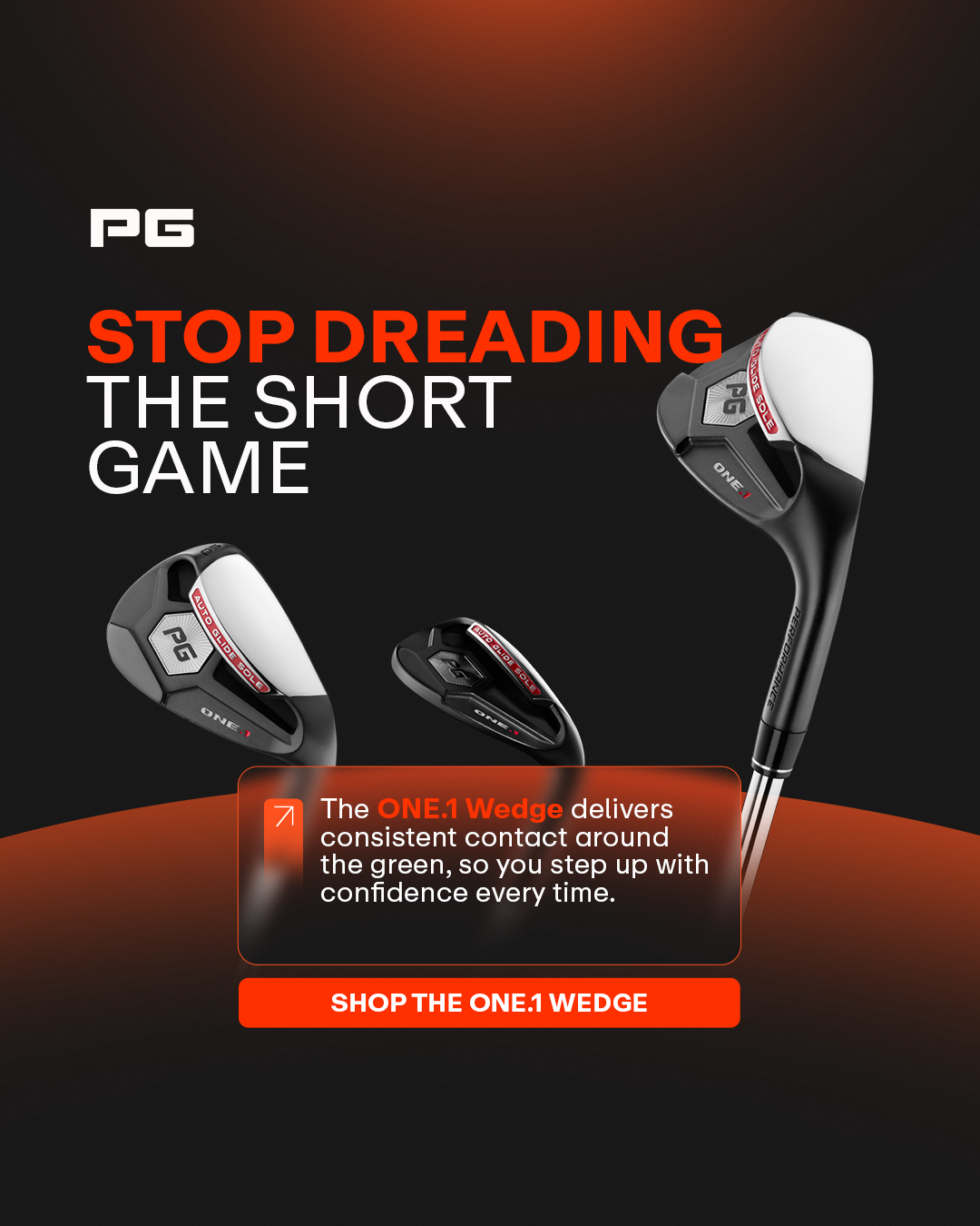Performance Golf Facebook ad