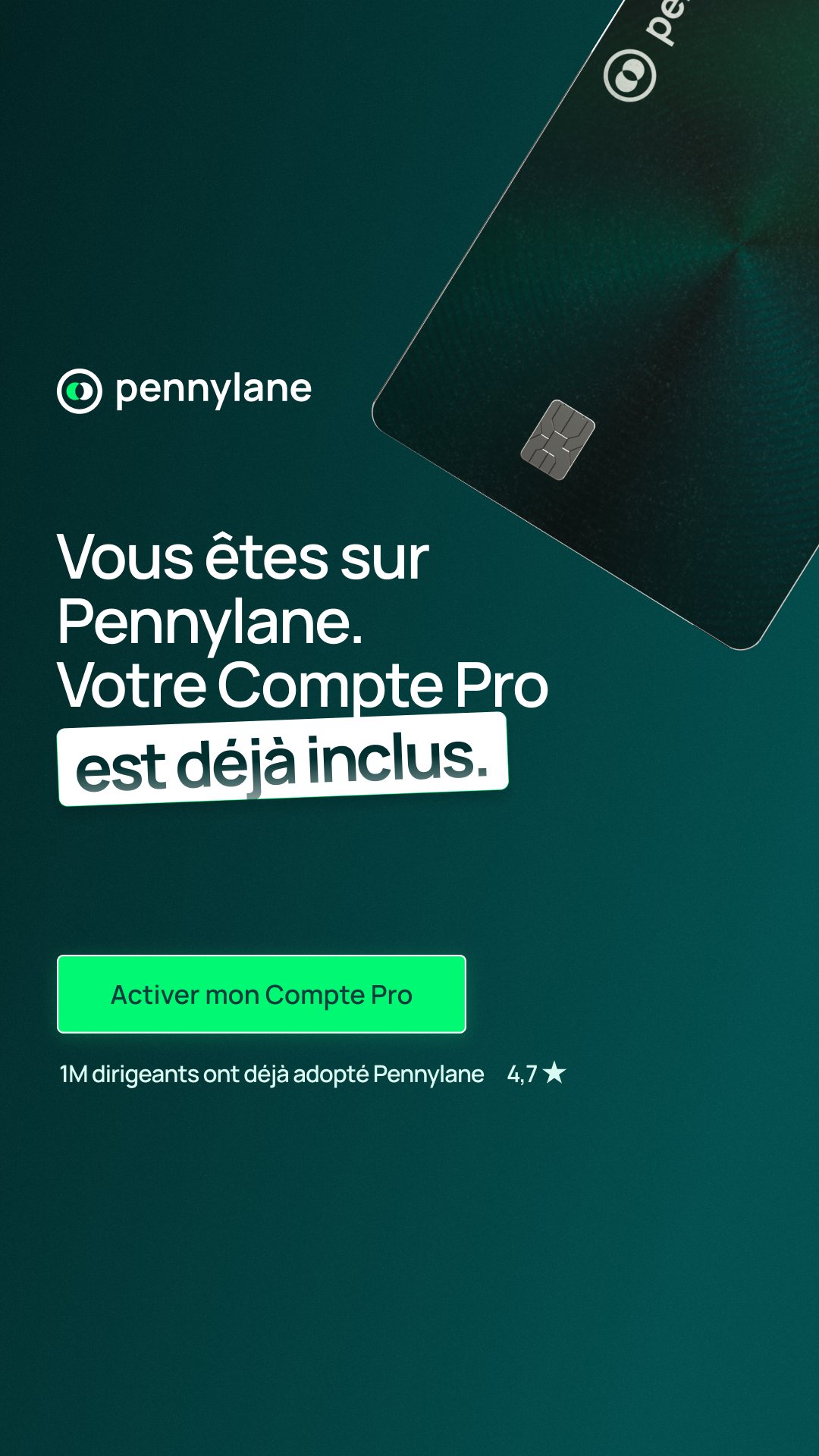 Pennylane - Comptabilité Facebook ad: Votre Compte Pro vous attend