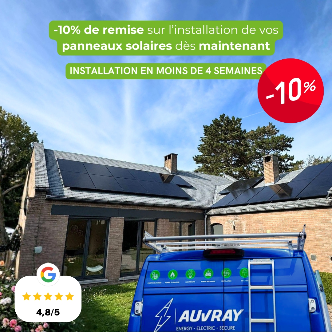 Auvray Energy Facebook ad: -10% sur vos panneaux: protégez-vous de la hausse…