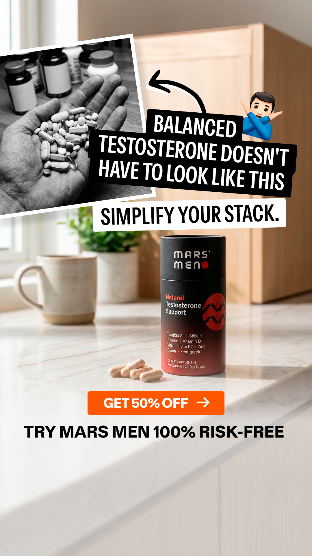 Mars Men Facebook ad