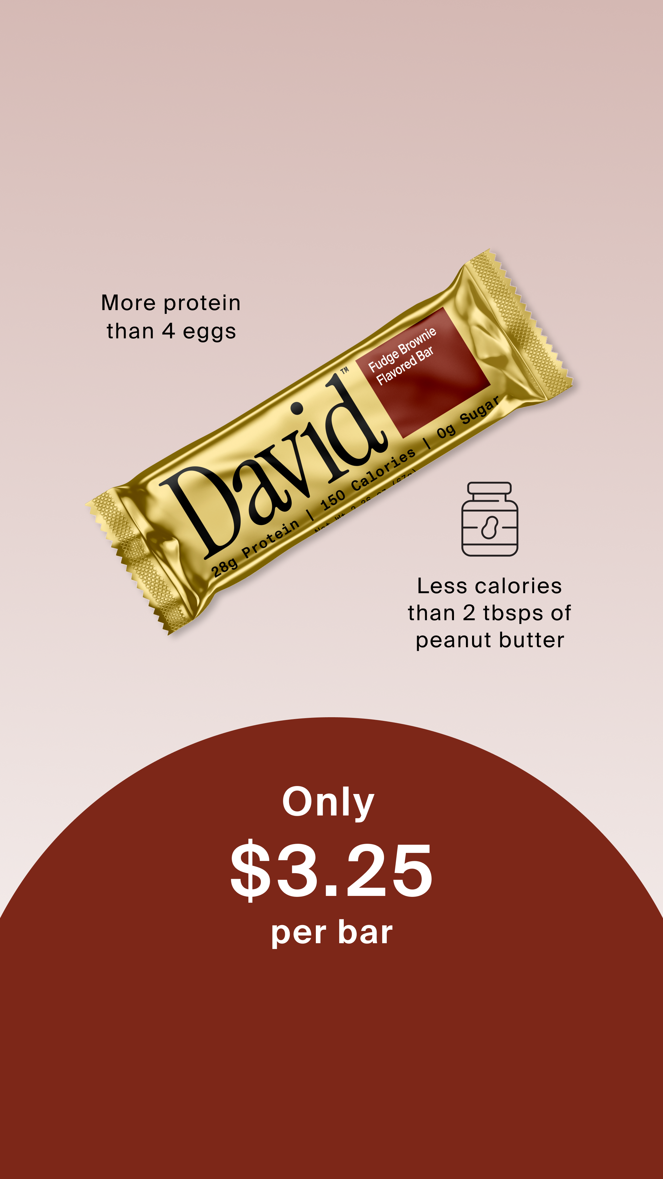 David Protein Facebook ad