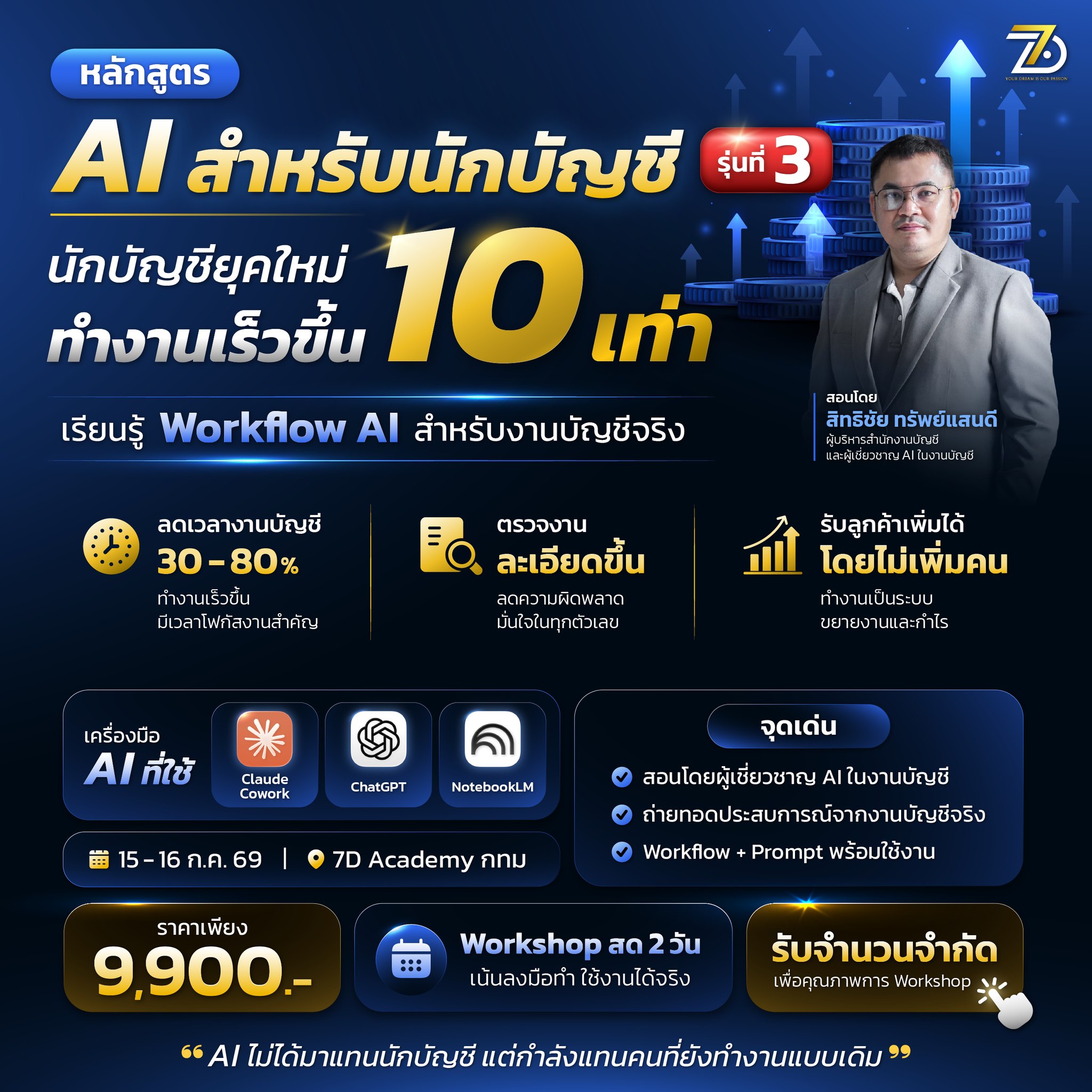 AI Business by 7D Academy Facebook ad