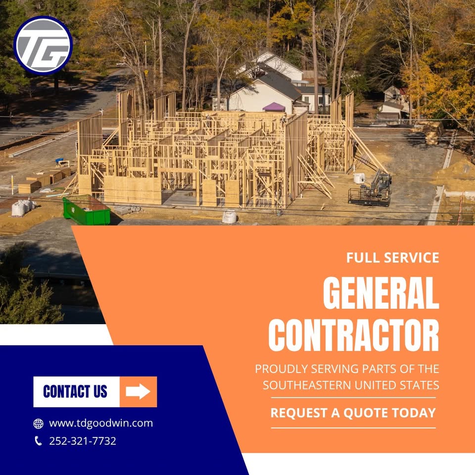 T.D. Goodwin Construction Facebook ad: T.D. Goodwin Construction, Design-Build, Commercial…