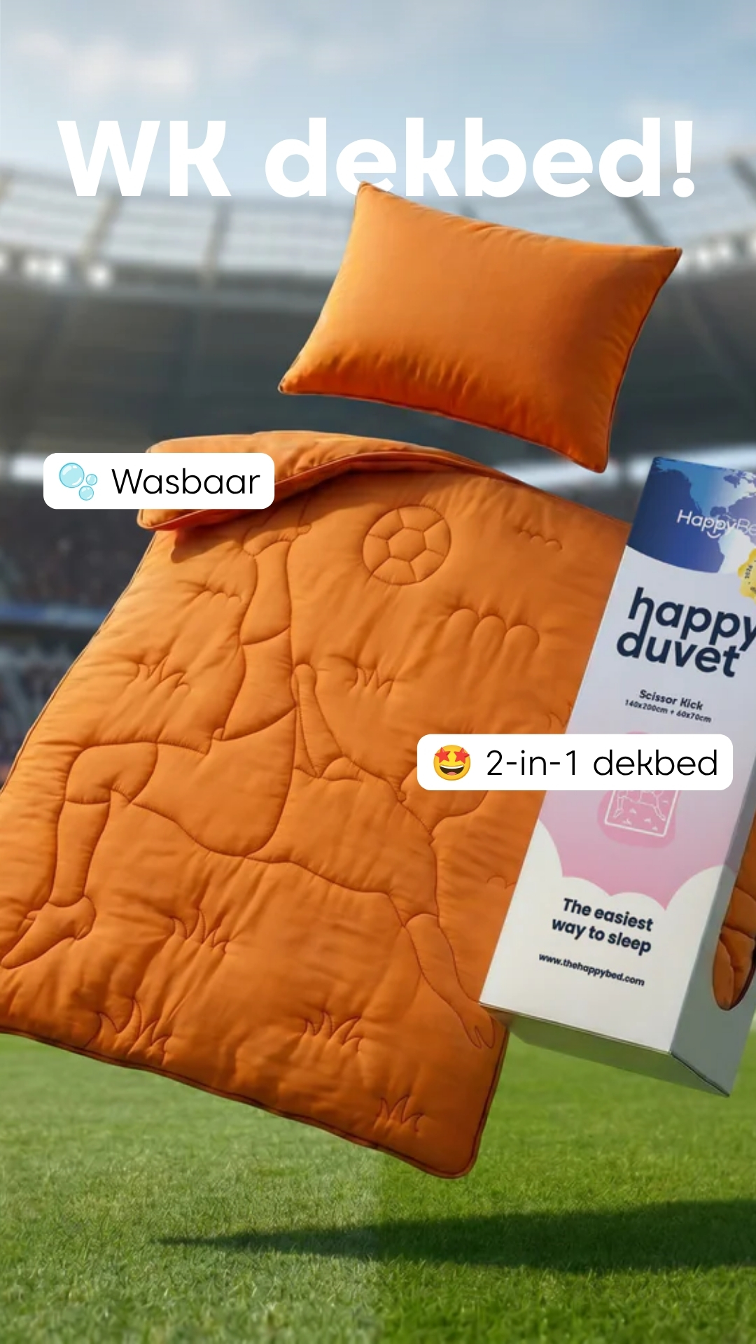 HappyBed Facebook ad